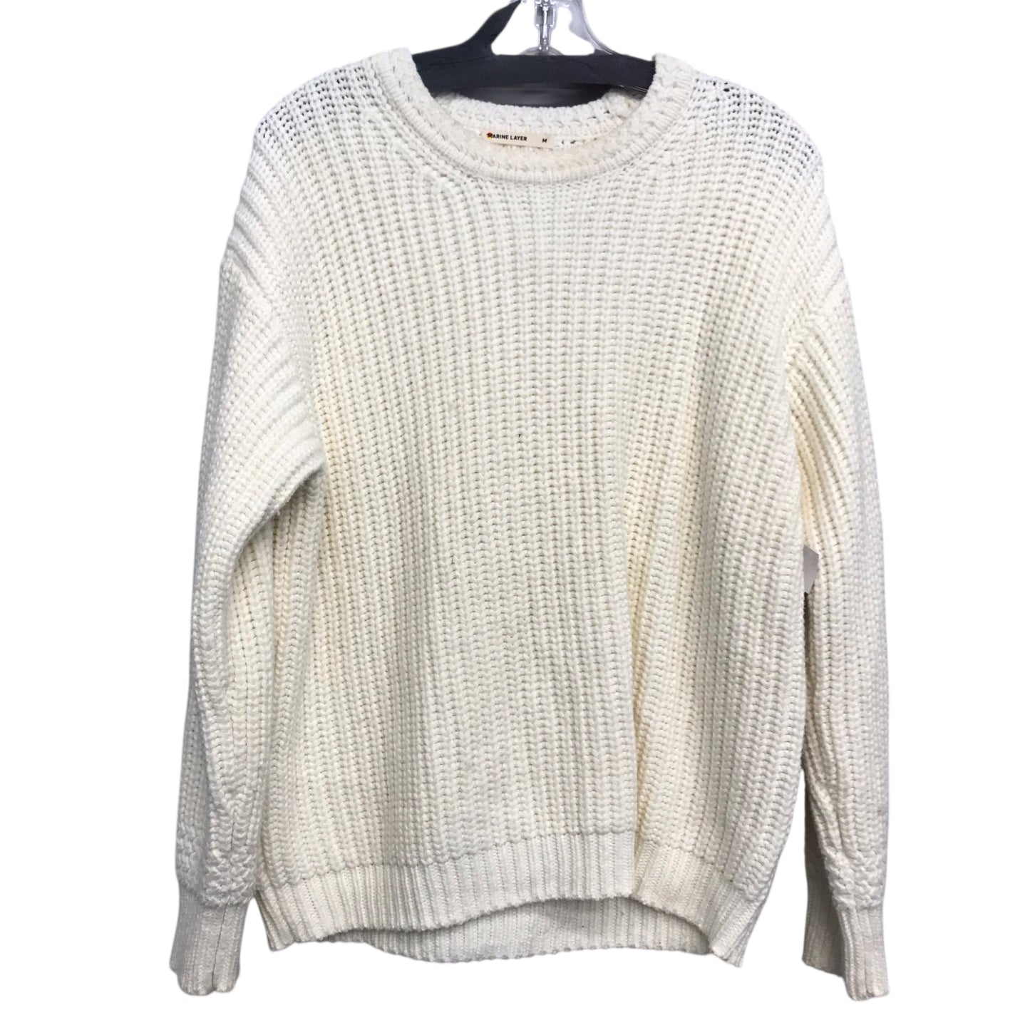 Sweater By Marine Layer In Cream, Size:L