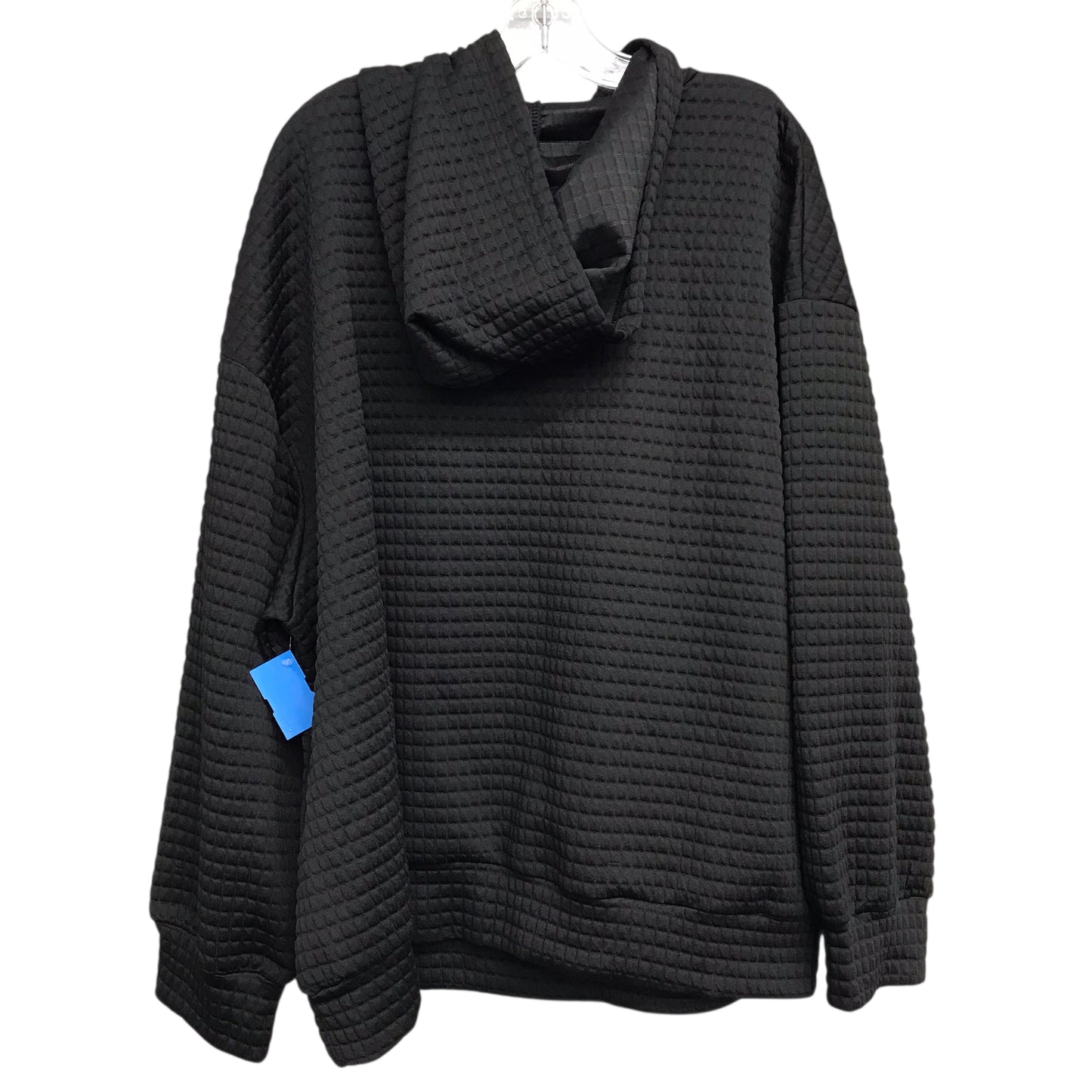 Sweatshirt Hoodie In Black, Size:4X