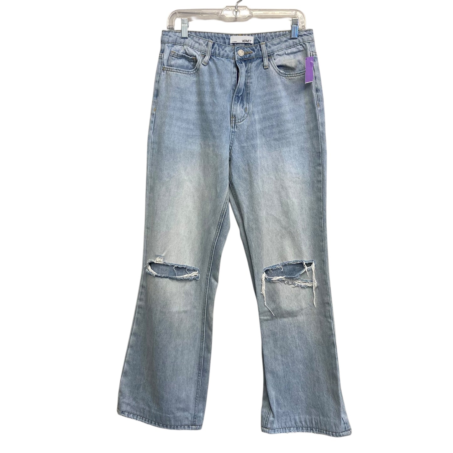 Jeans Wide Leg By Vervet In Blue Denim, Size:8