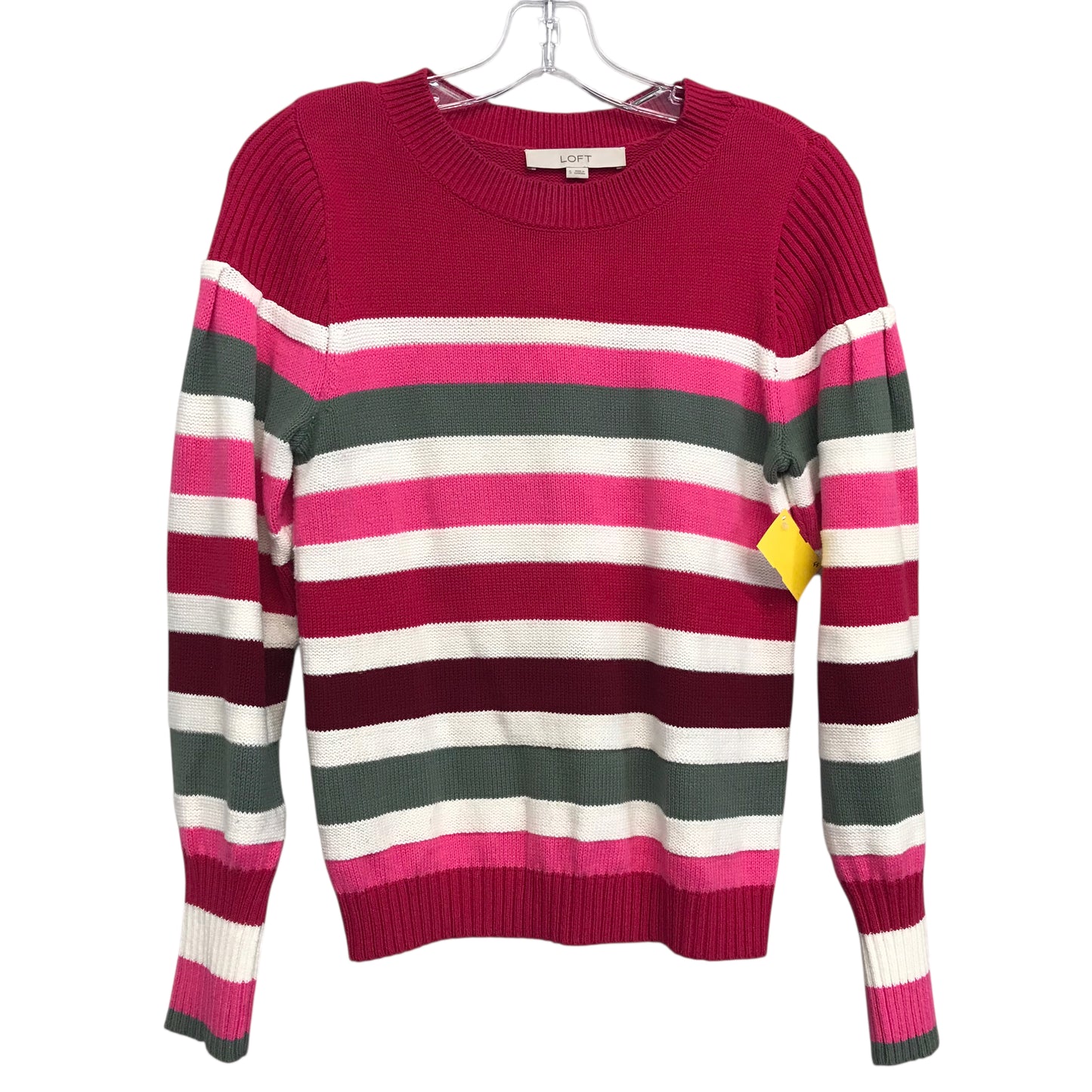 Sweater By Loft In Striped Pattern, Size:S