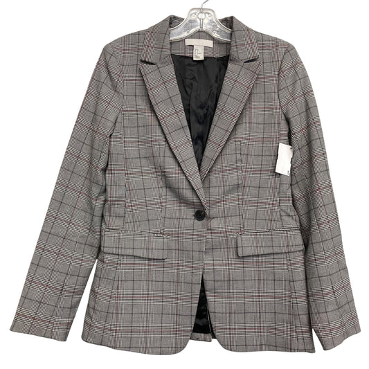 Blazer By H&M In Plaid Pattern, Size:S