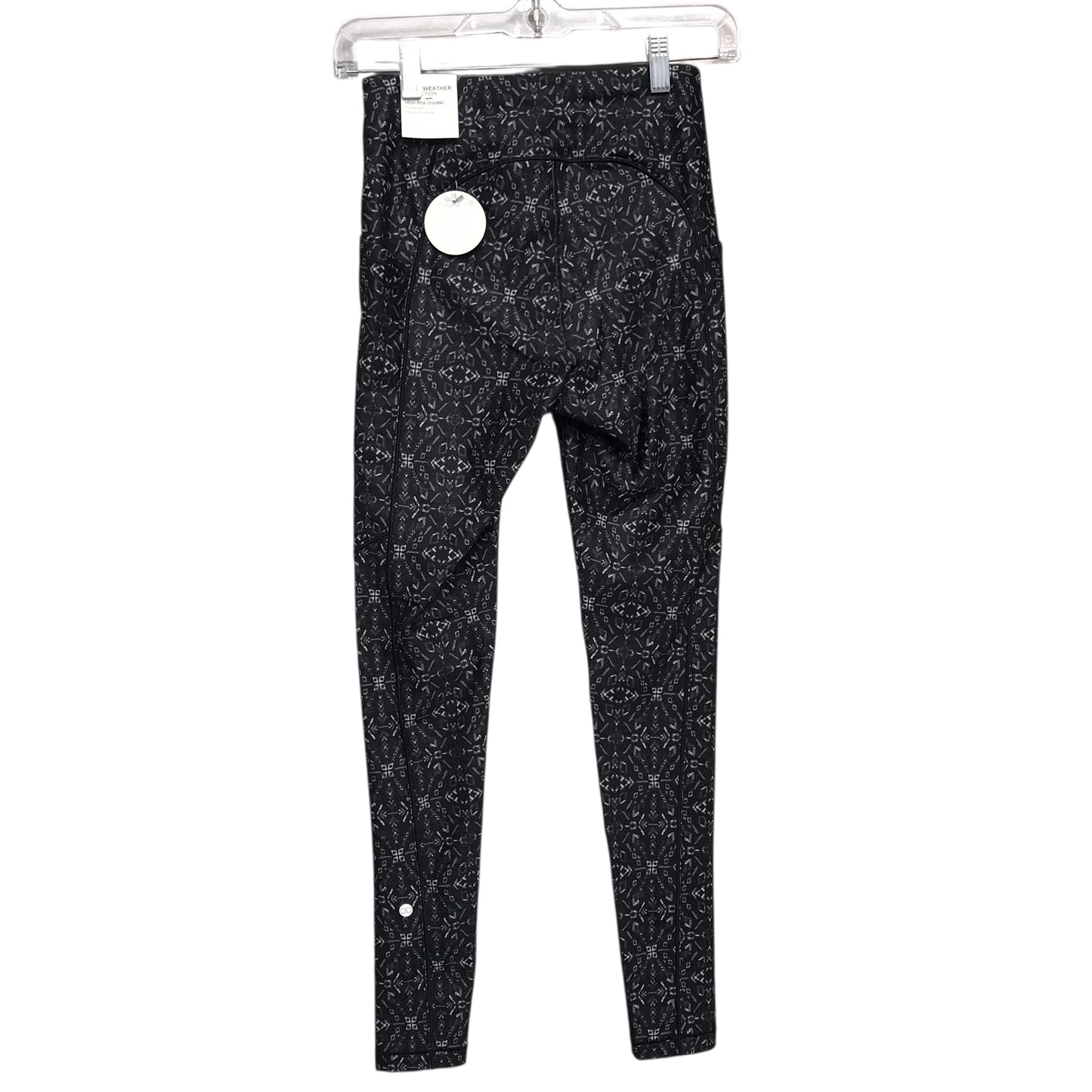 Athletic Leggings By Calia In Black & Grey, Size:Xs