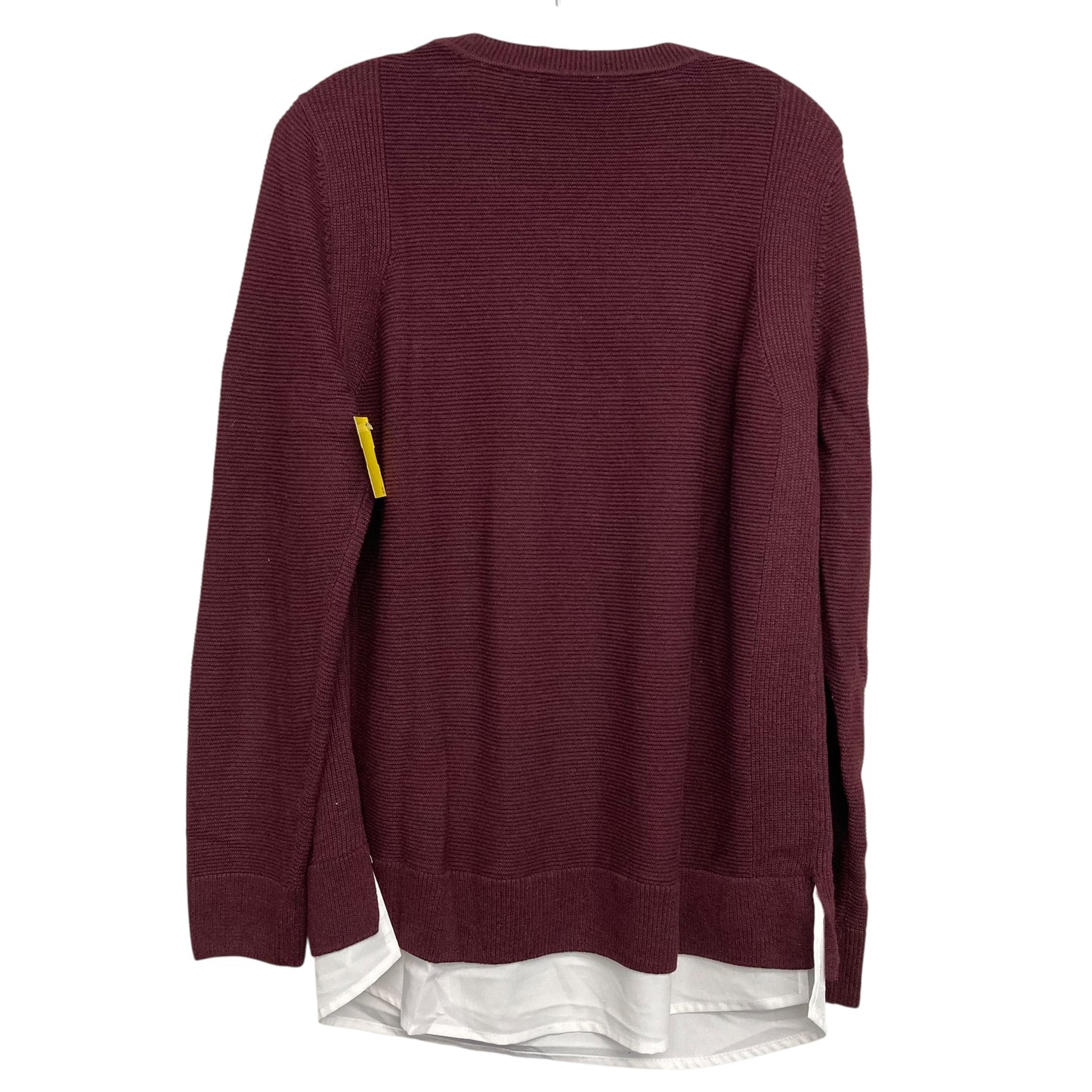 Sweater By Hilary Radley In Maroon, Size:L