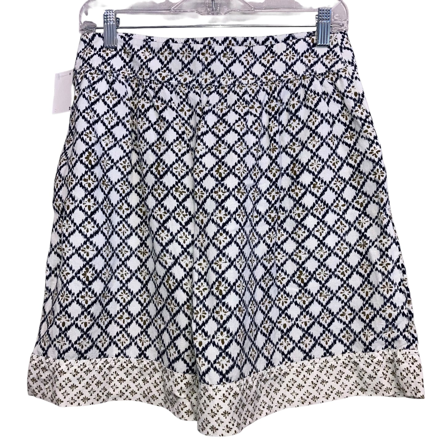 Skirt Mini & Short By Loft In Black & White, Size:6