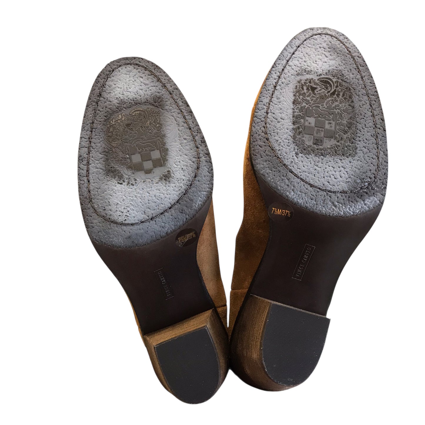 Boots Ankle Heels By Vince Camuto In Brown, Size:7.5