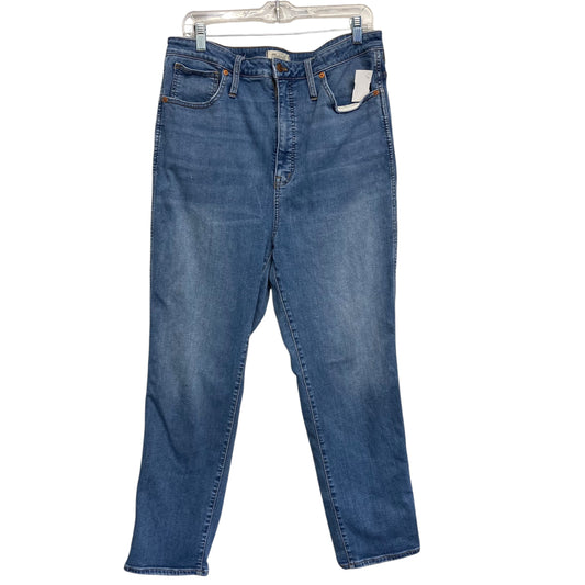 Jeans Straight By Madewell In Blue Denim, Size:16