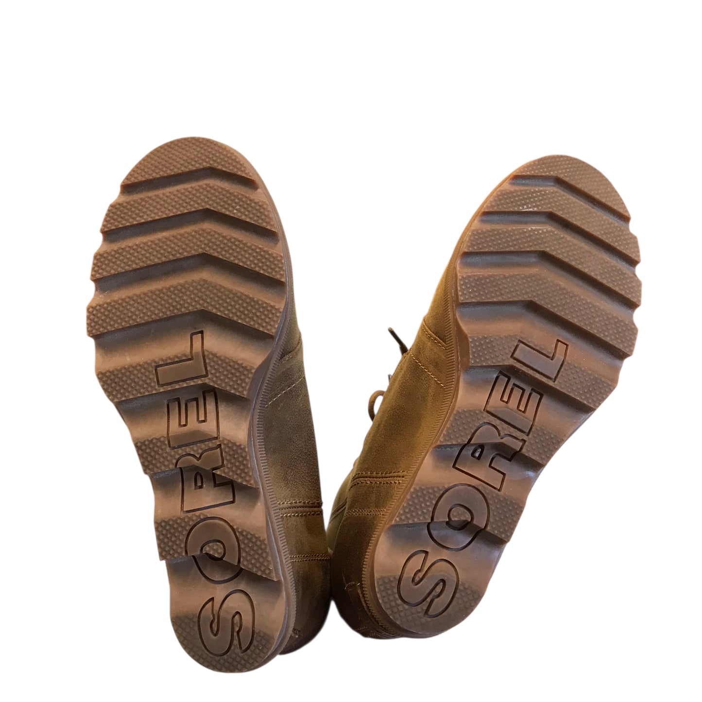Boots Ankle Heels By Sorel In Brown, Size:7.5