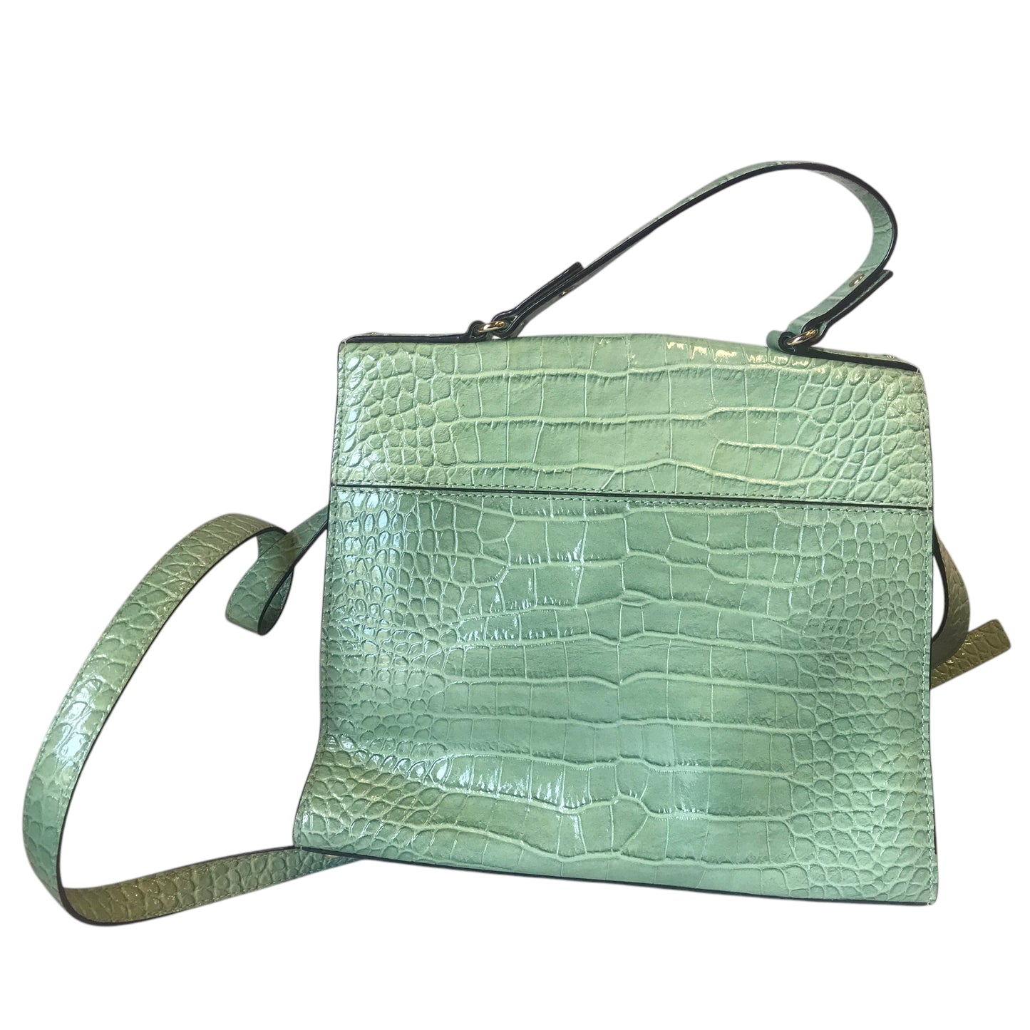 Handbag Designer By Kate Spade In Green, Size:Medium