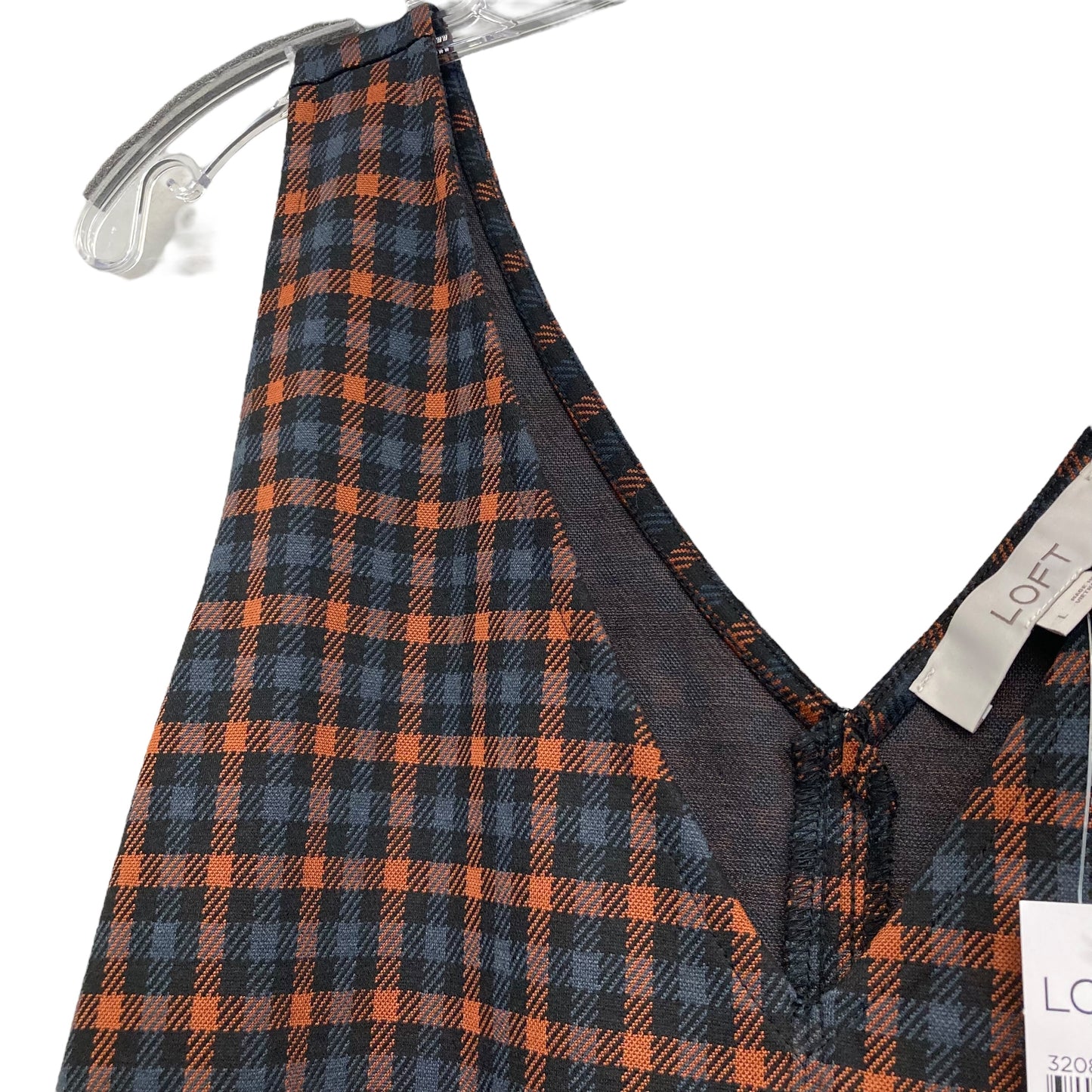 Dress Casual Short By Loft In Plaid Pattern, Size:L