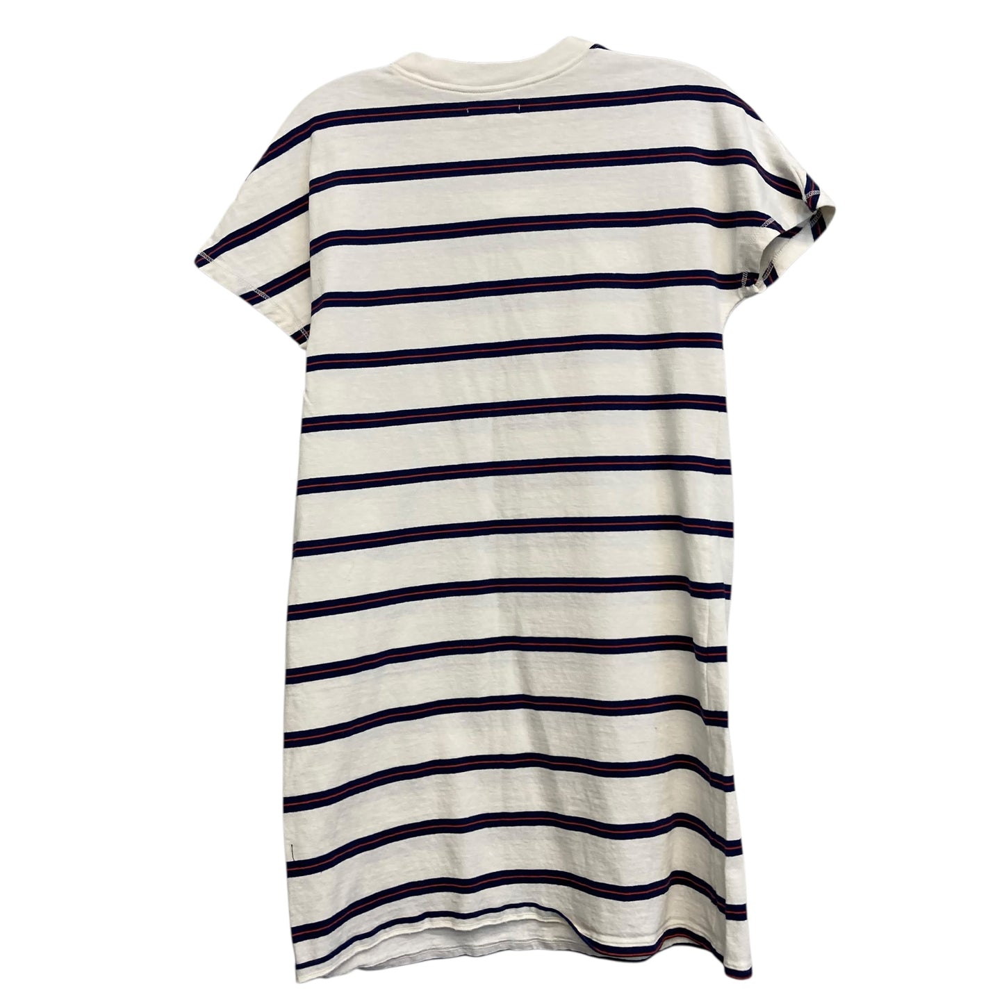 Dress Casual Short By Madewell In Blue & Cream, Size:Xxs