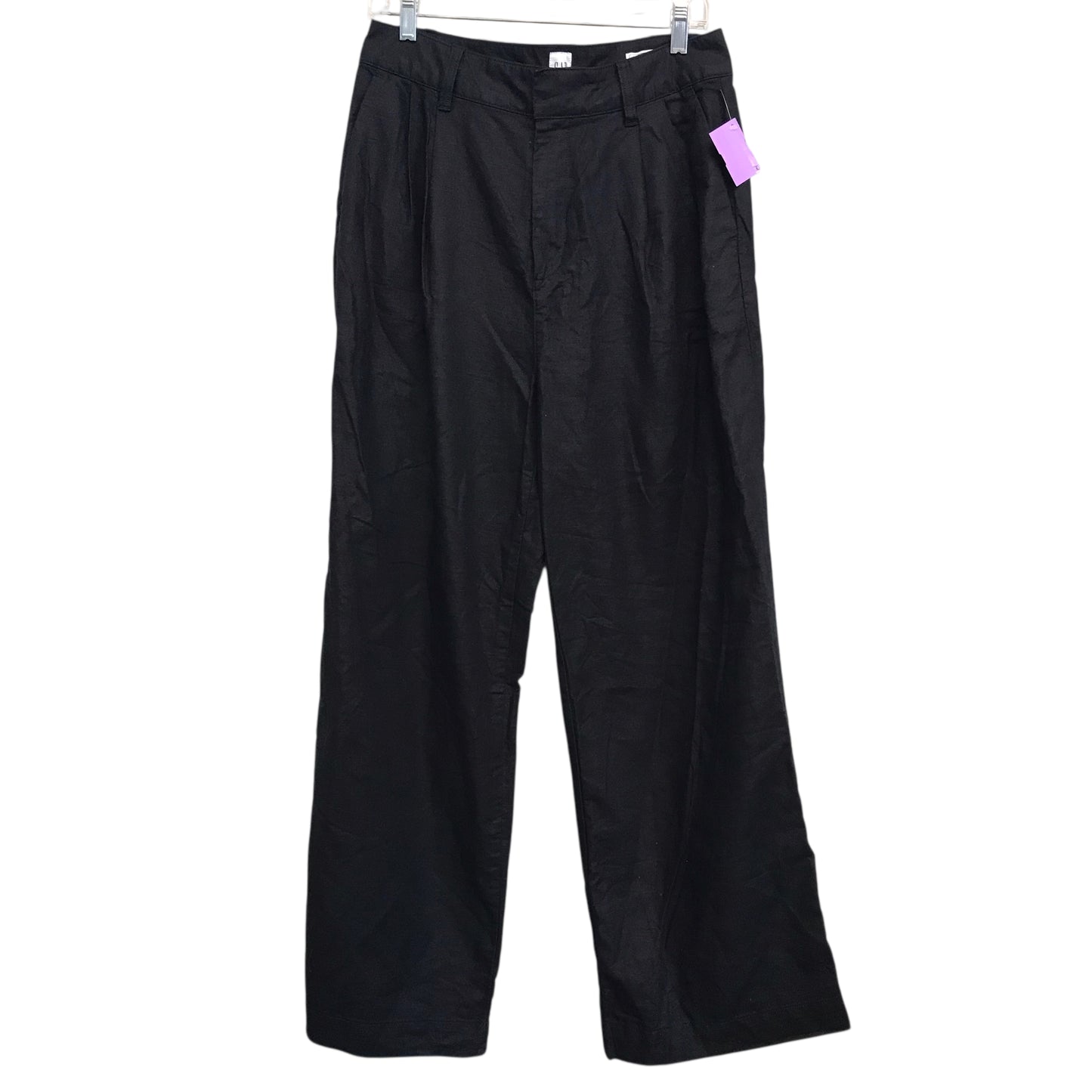 Pants Linen By Gap In Black, Size:10