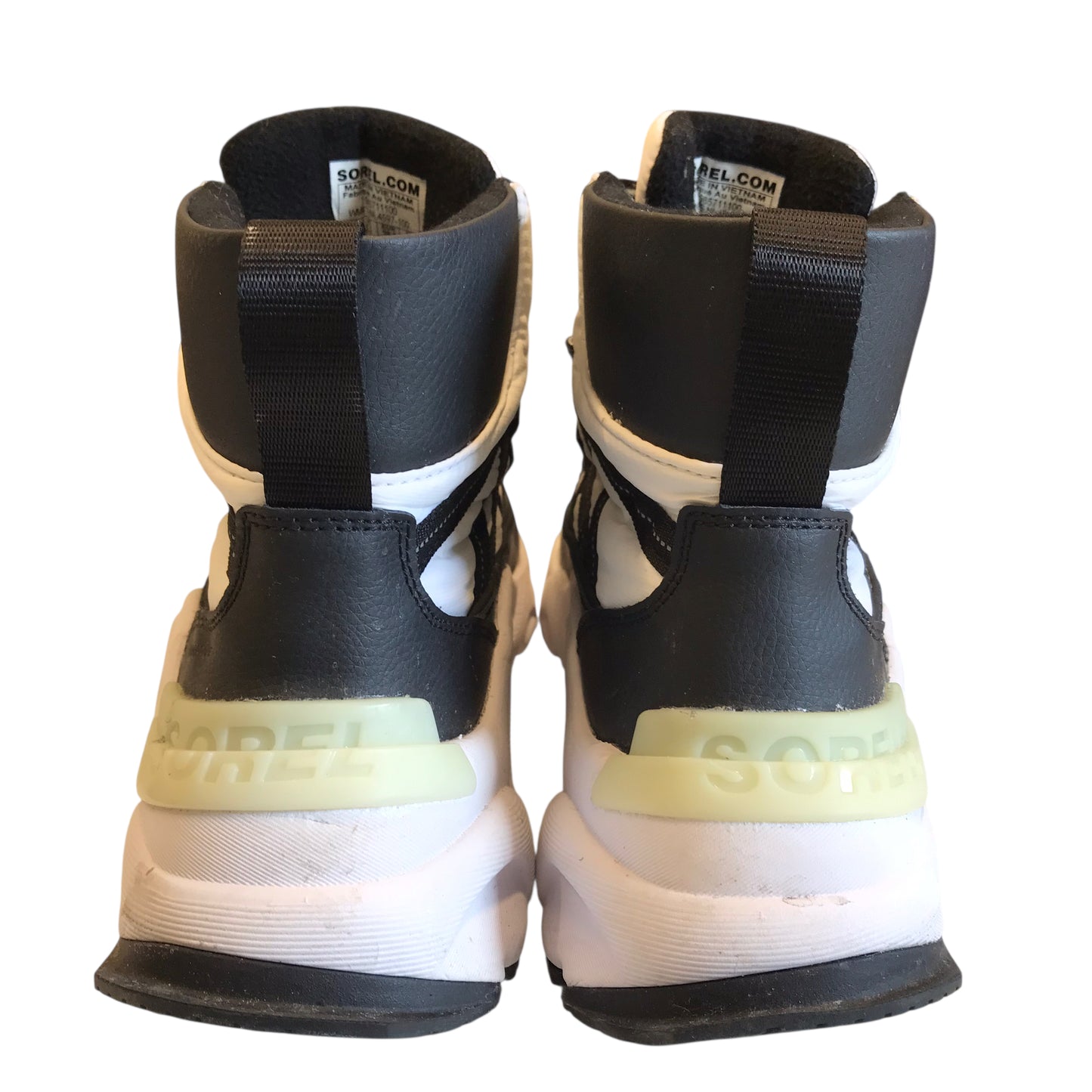 Boots Ankle By Sorel In Black & White, Size:7.5