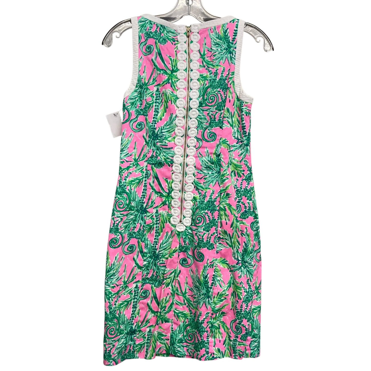 Dress Designer By Lilly Pulitzer In Green & Pink, Size:Xxs