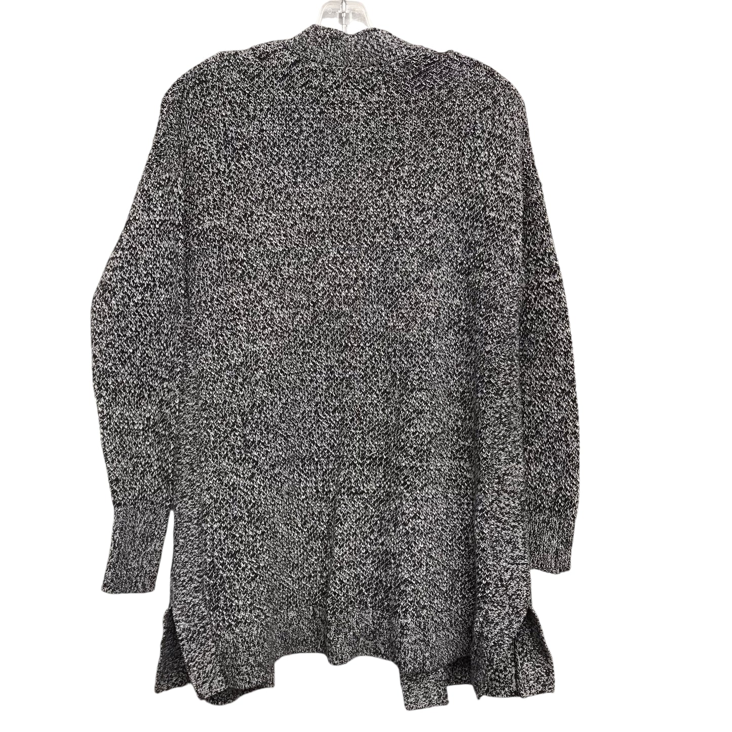 Sweater Cardigan By Loft In Black & White, Size:M