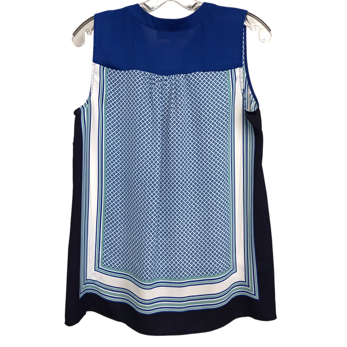 Top Sleeveless By Loft In Blue, Size:S