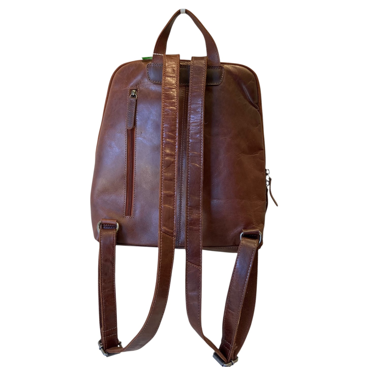 Backpack Leather By Wild West In Brown, Size:Medium
