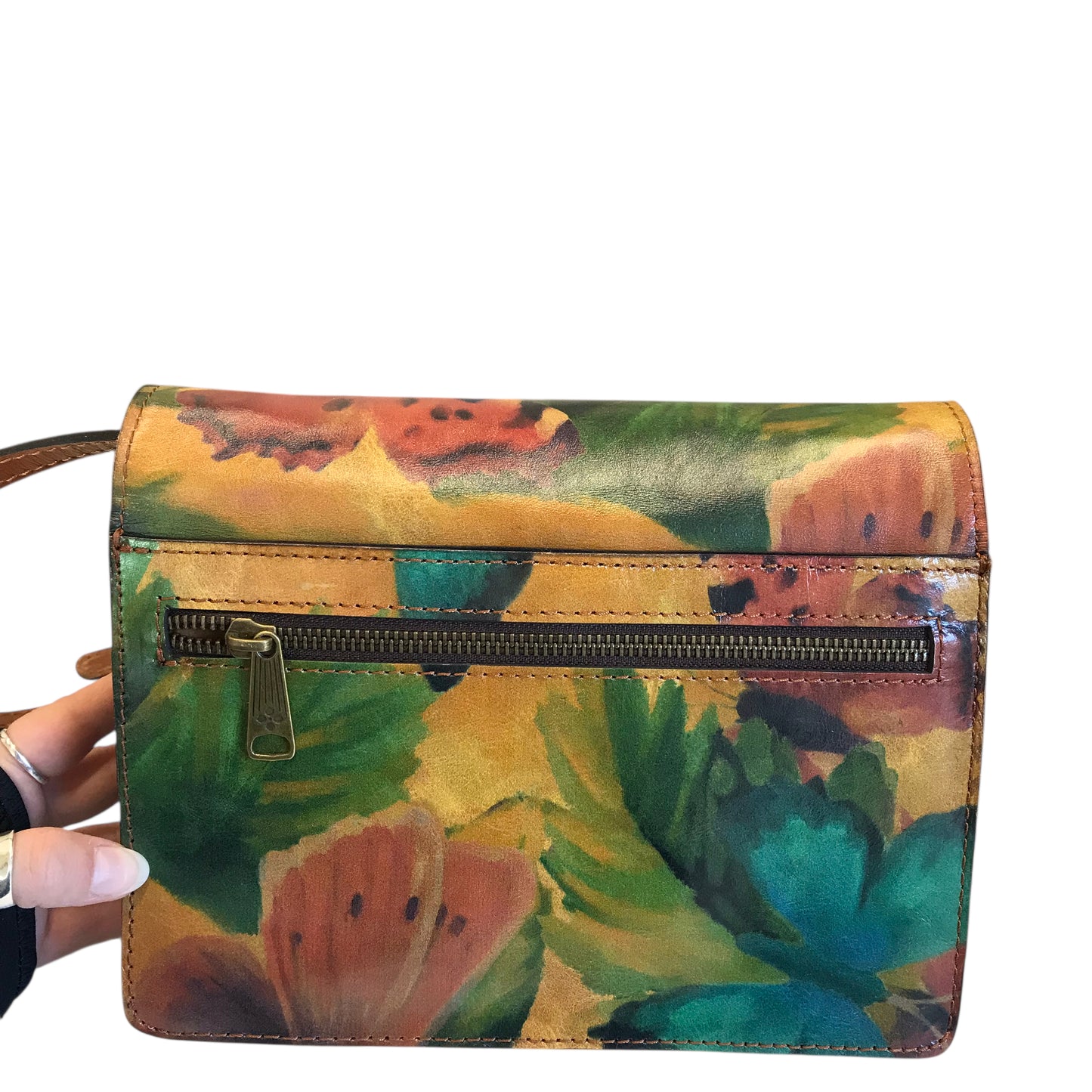 Crossbody Designer By Patricia Nash In Multi, Size:Small
