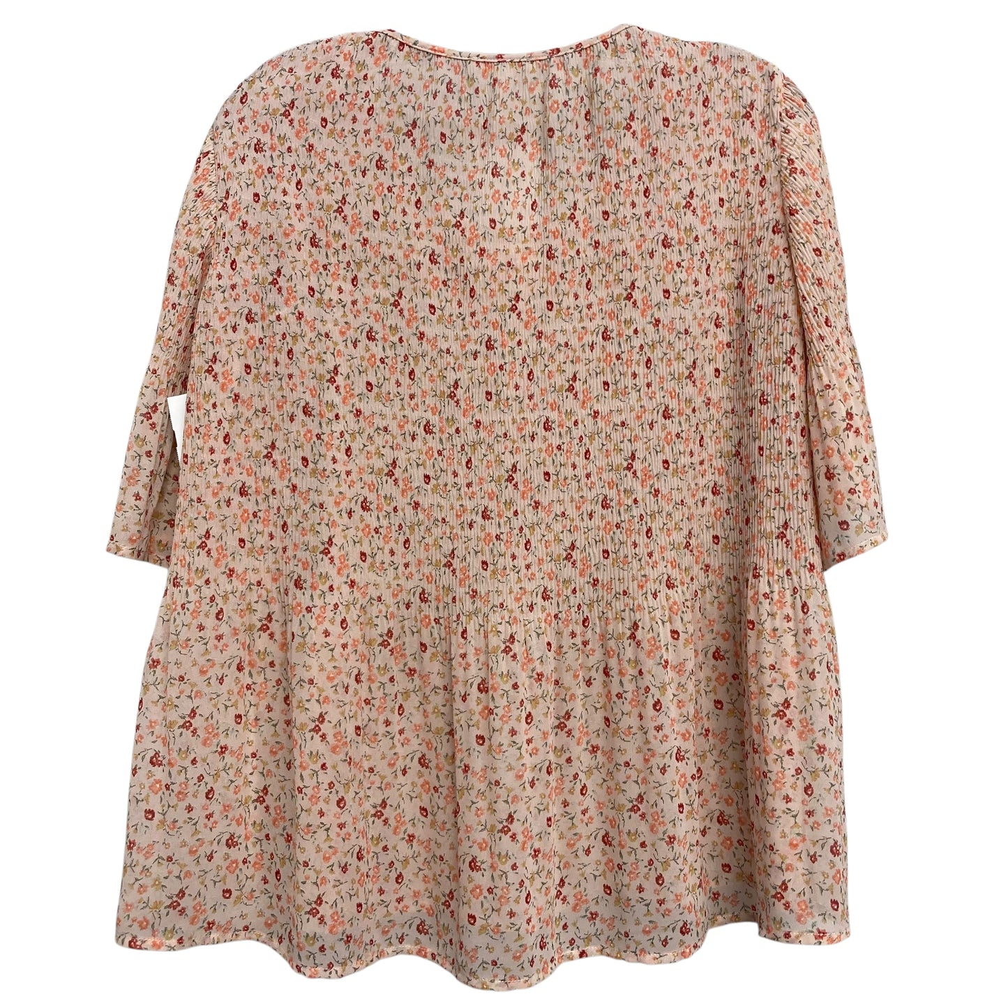 Top Ss By Pleione In Floral Print, Size:Xs