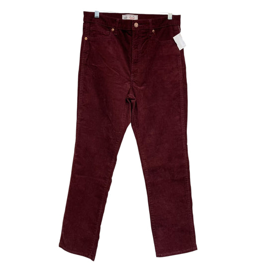 Pants Corduroy By Gap In Red, Size:10