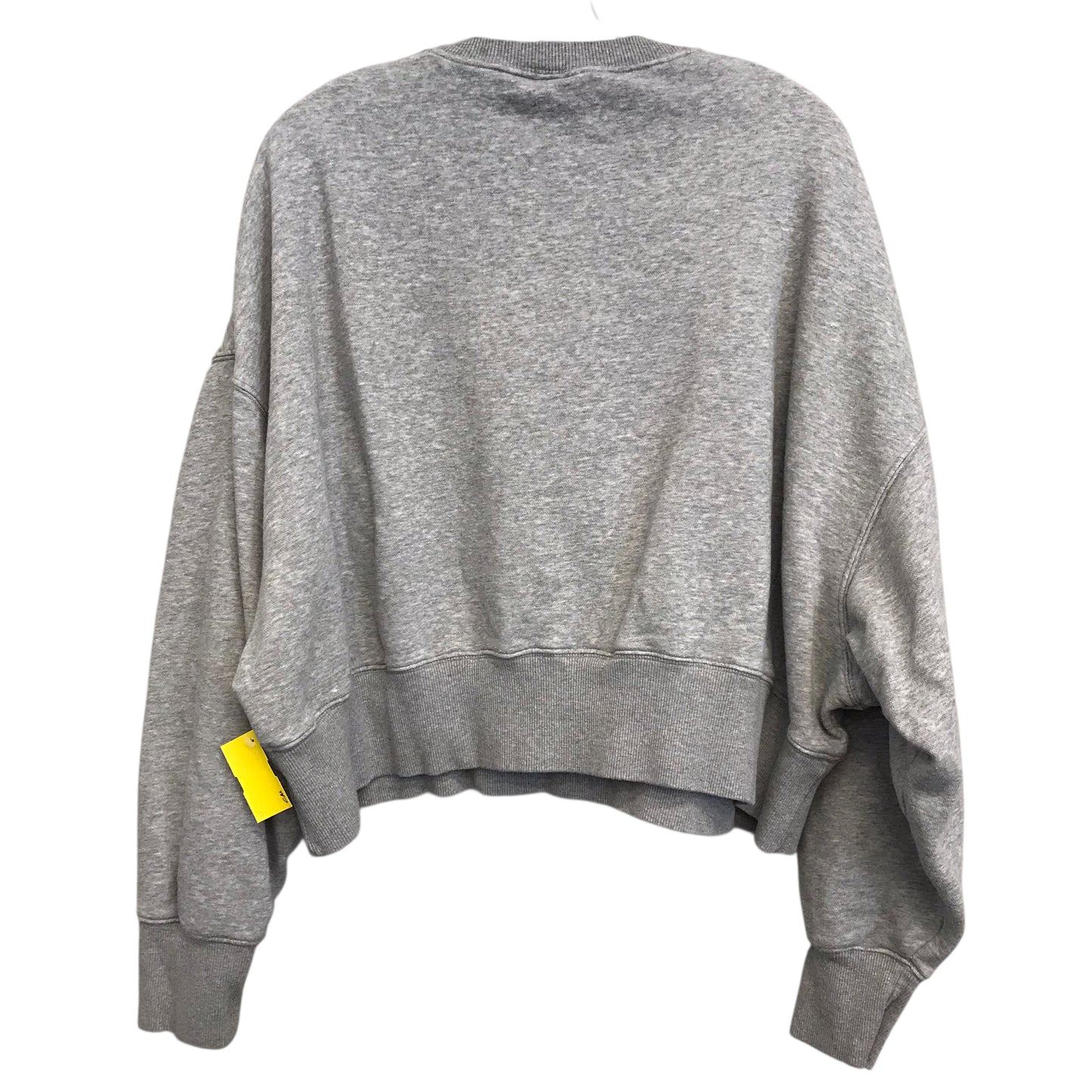 Athletic Sweatshirt Crewneck By Nike In Grey, Size:M