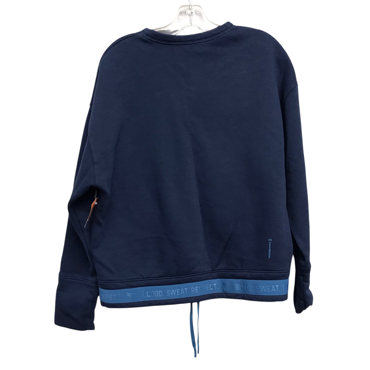 Athletic Sweatshirt Crewneck By Under Armour In Blue, Size:M