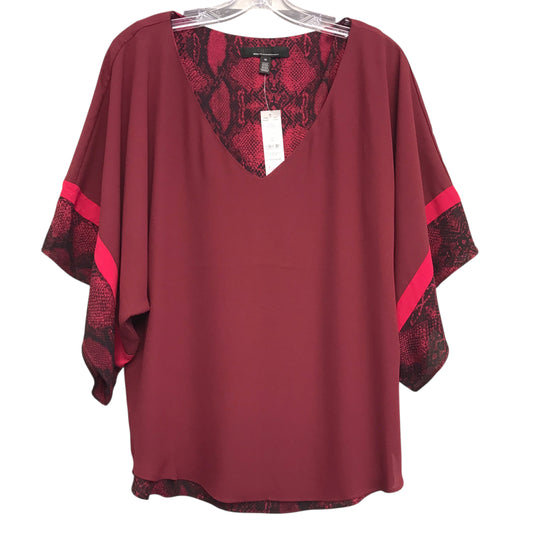 Top Ss By White House Black Market In Maroon, Size:M