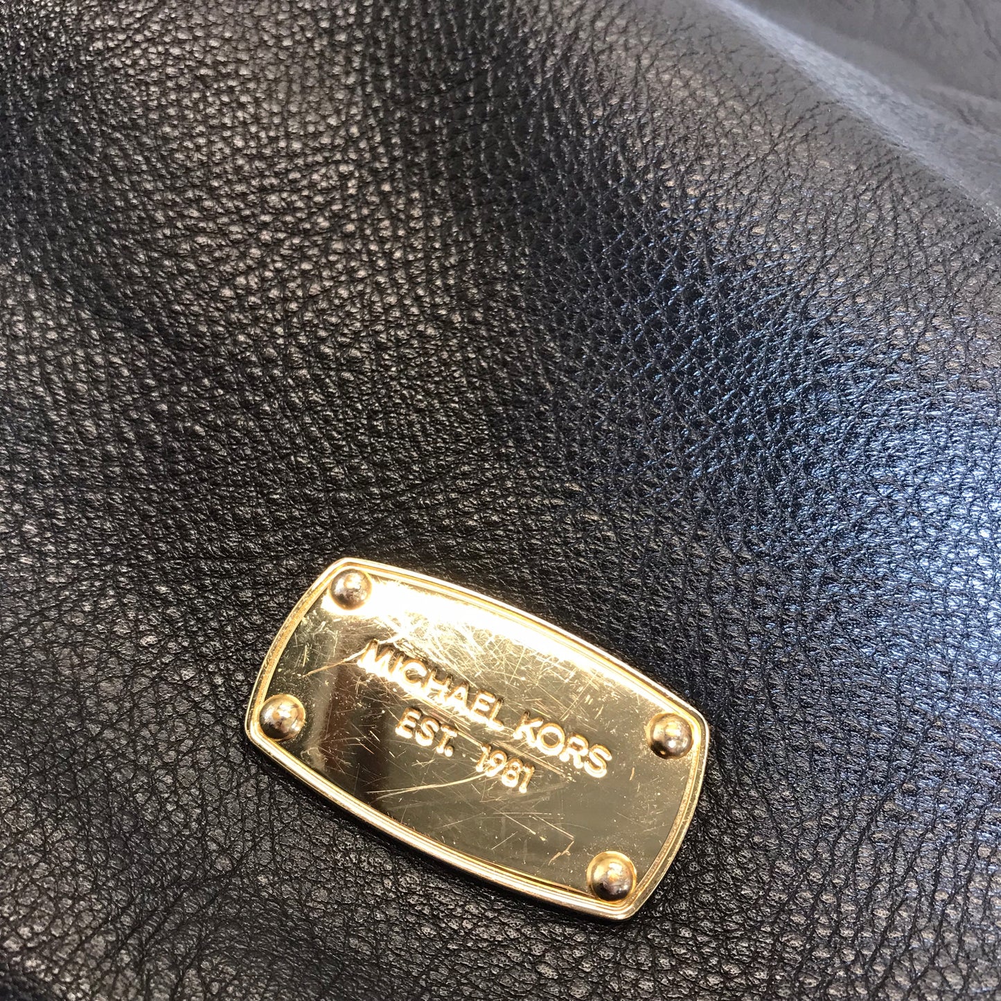 Handbag Designer By Michael Kors In Black, Size:Large