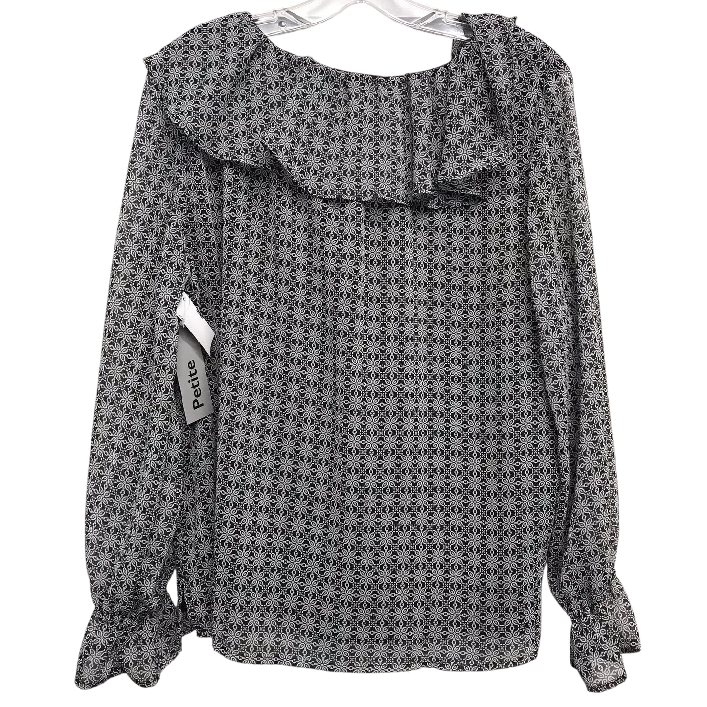 Top Ls By Loft In Black, Size:Lp