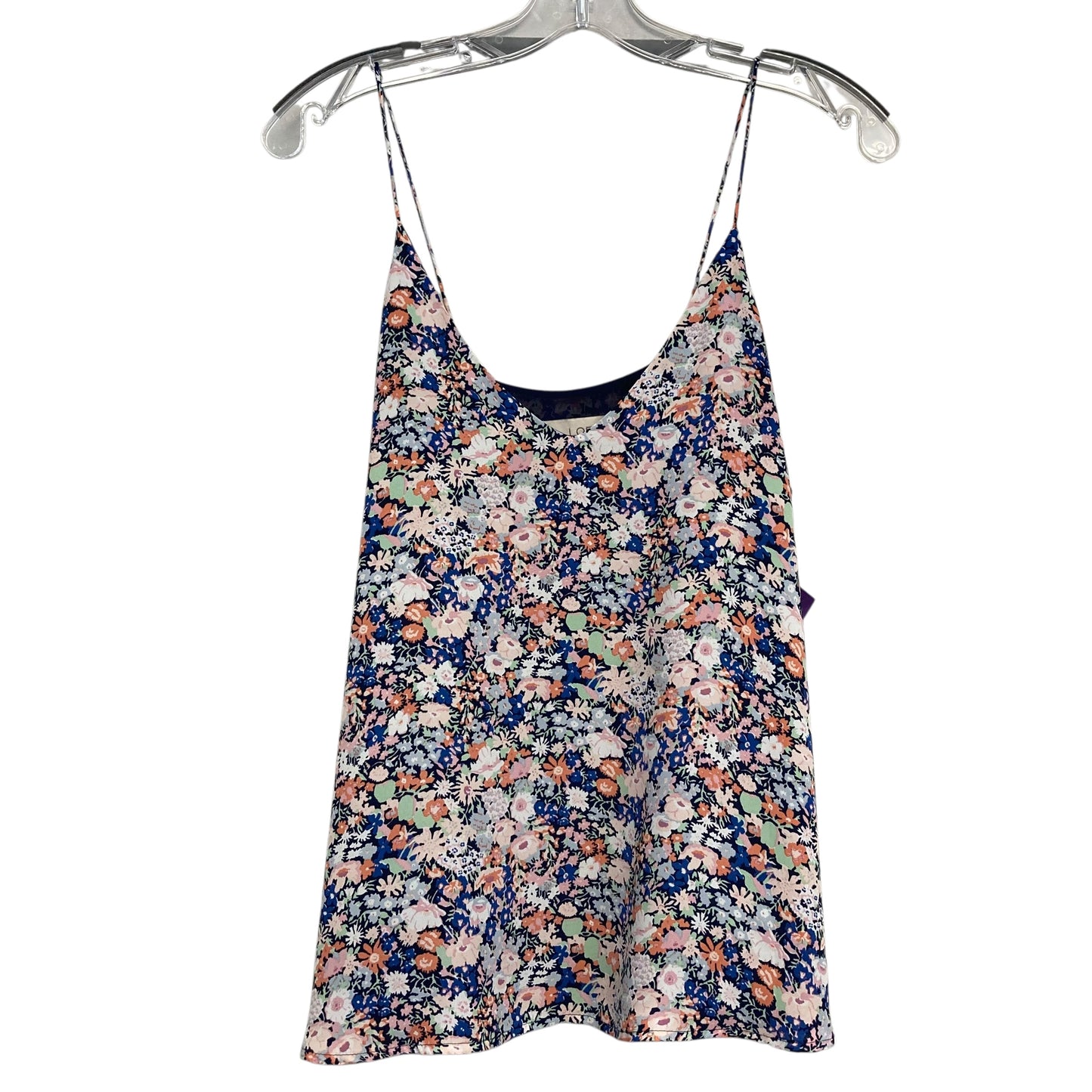 Top Sleeveless By Loft In Floral Print, Size:Xs