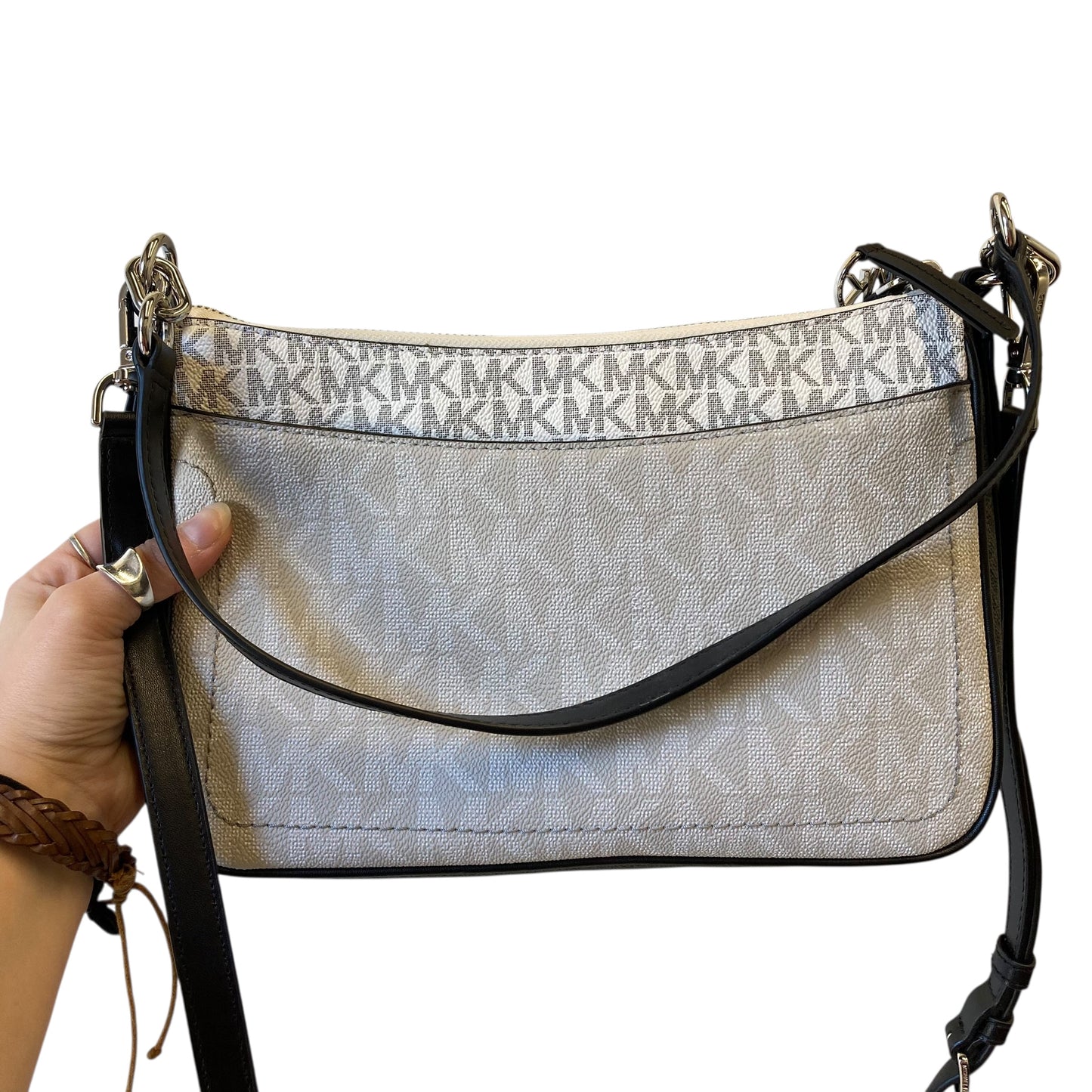 Crossbody Designer By Michael Kors In Tan, Size:Medium