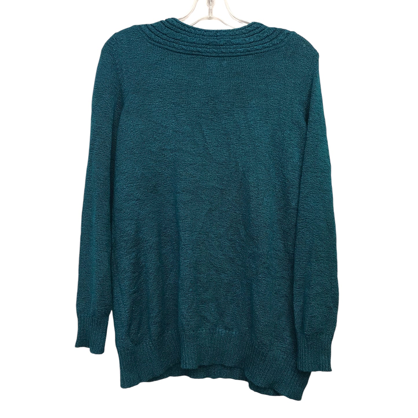 Sweater By Laura Scott In Teal, Size:1X
