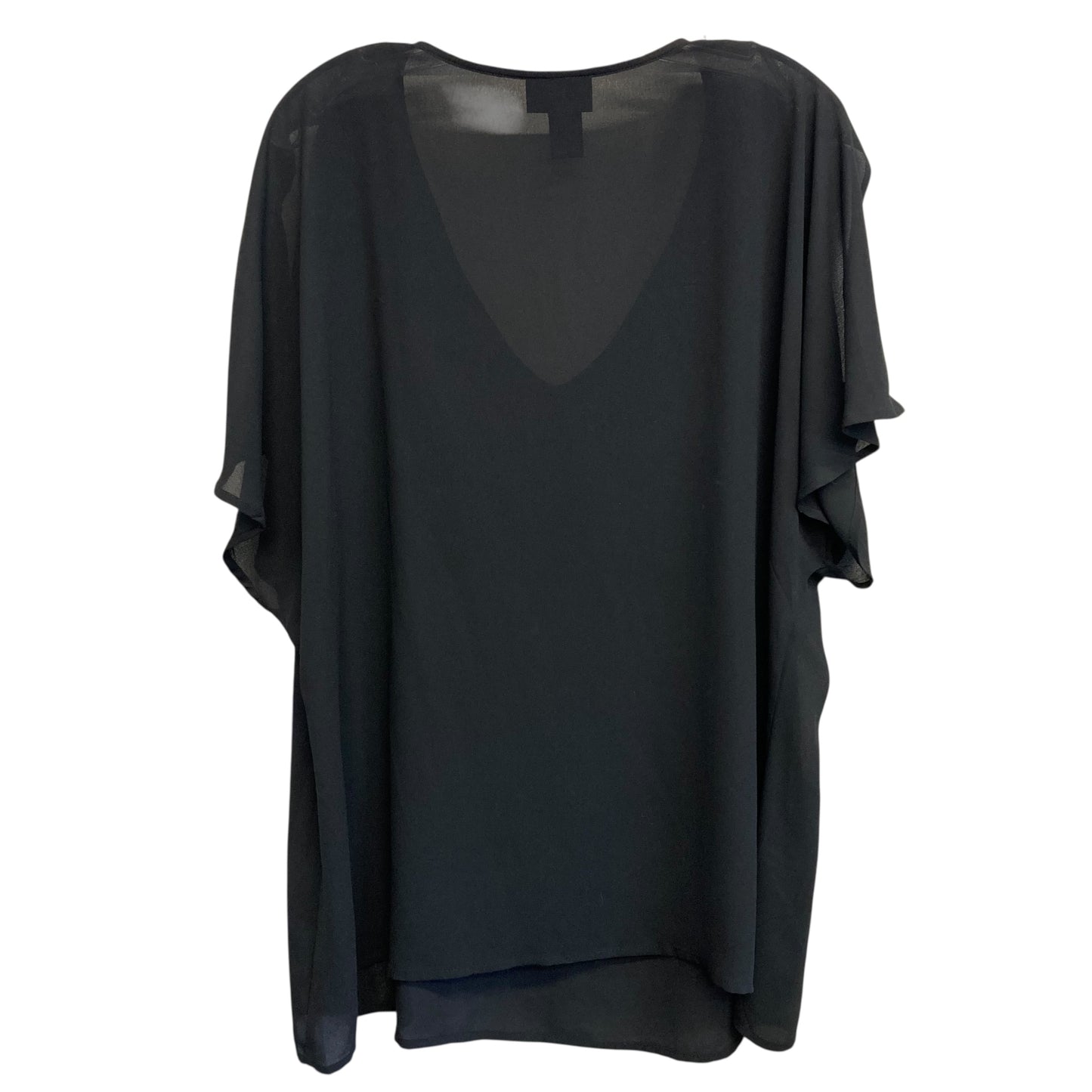 Top Sleeveless By Lane Bryant In Black, Size:1X