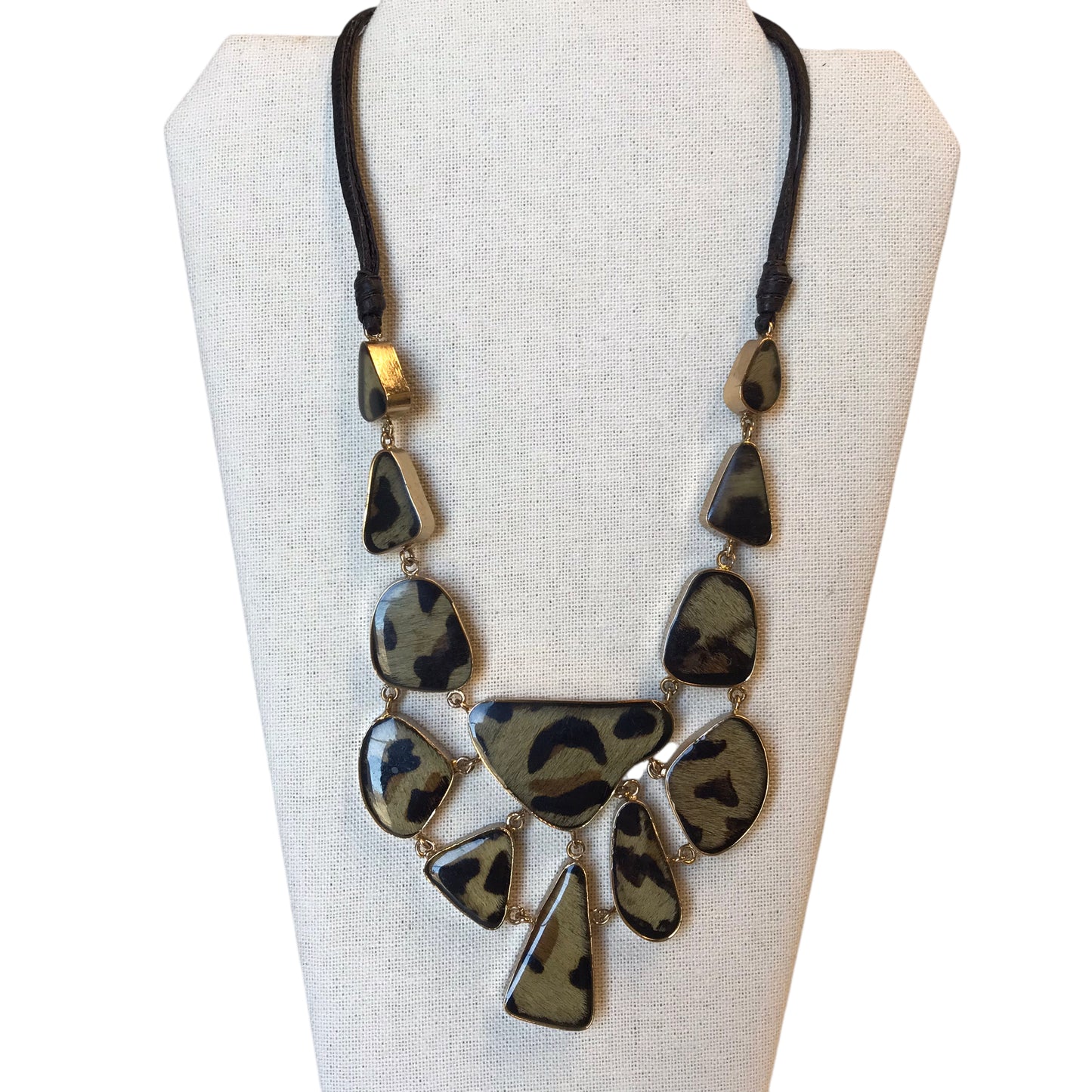 Necklace Statement By Chicos In Animal Print