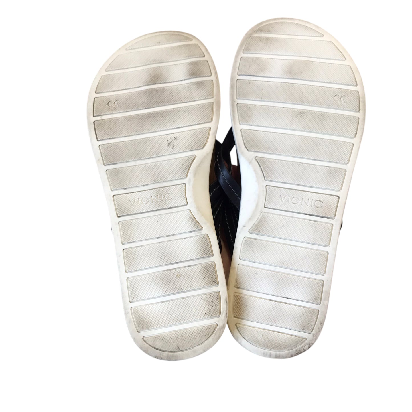 Sandals Flip Flops By Vionic In Black, Size:6.5