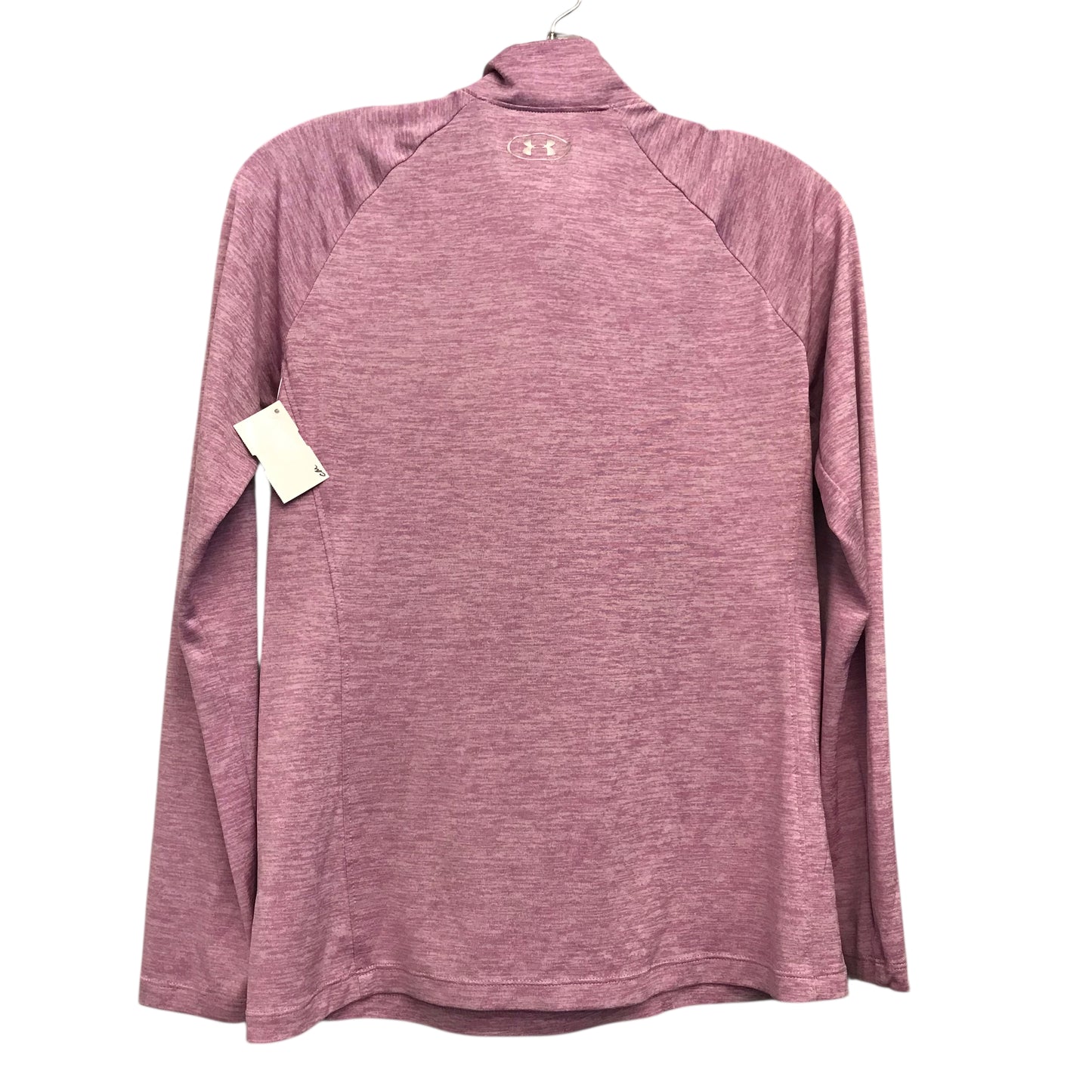 Athletic Top Ls Collar By Under Armour In Purple, Size:M