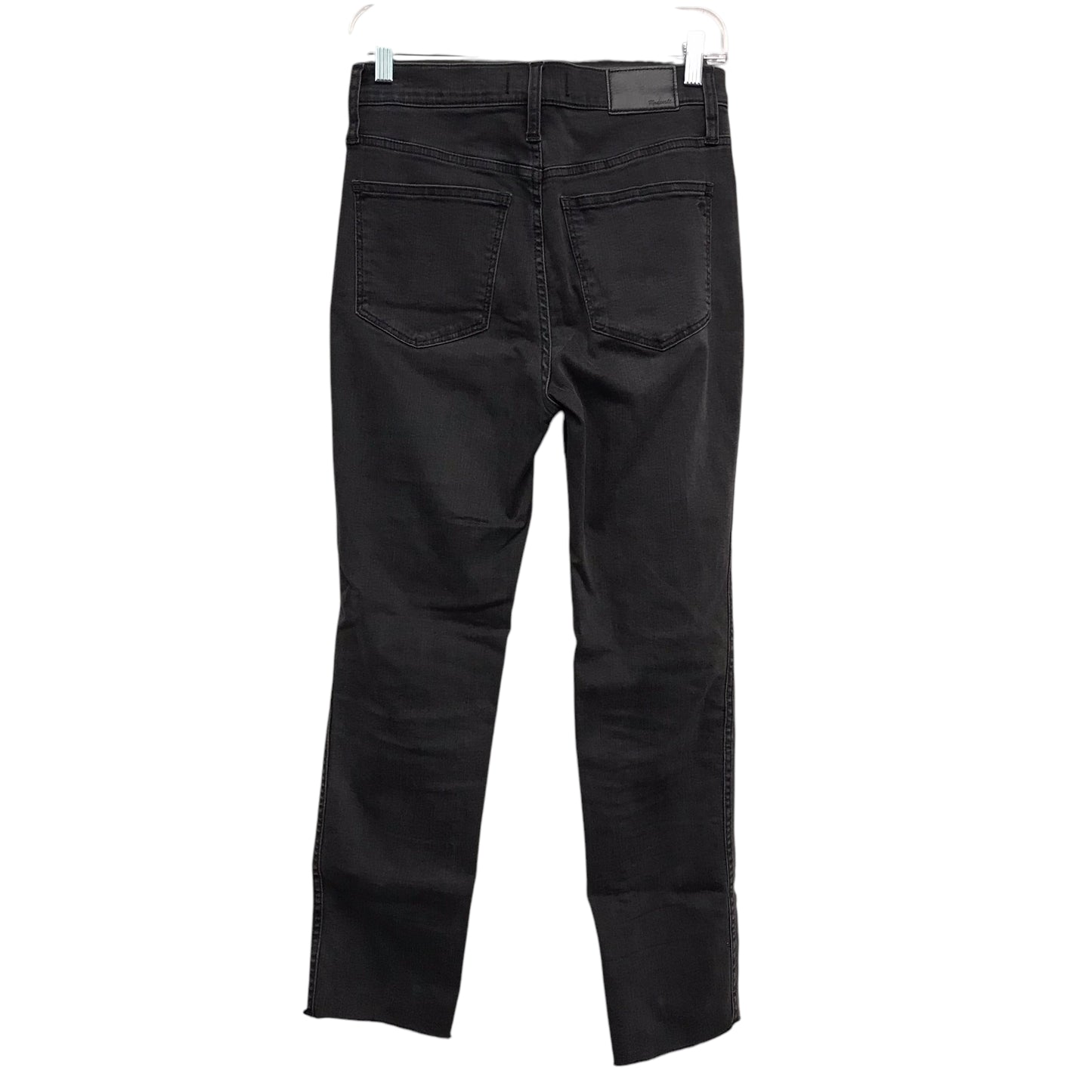 Jeans Straight By Madewell In Black Denim, Size:2