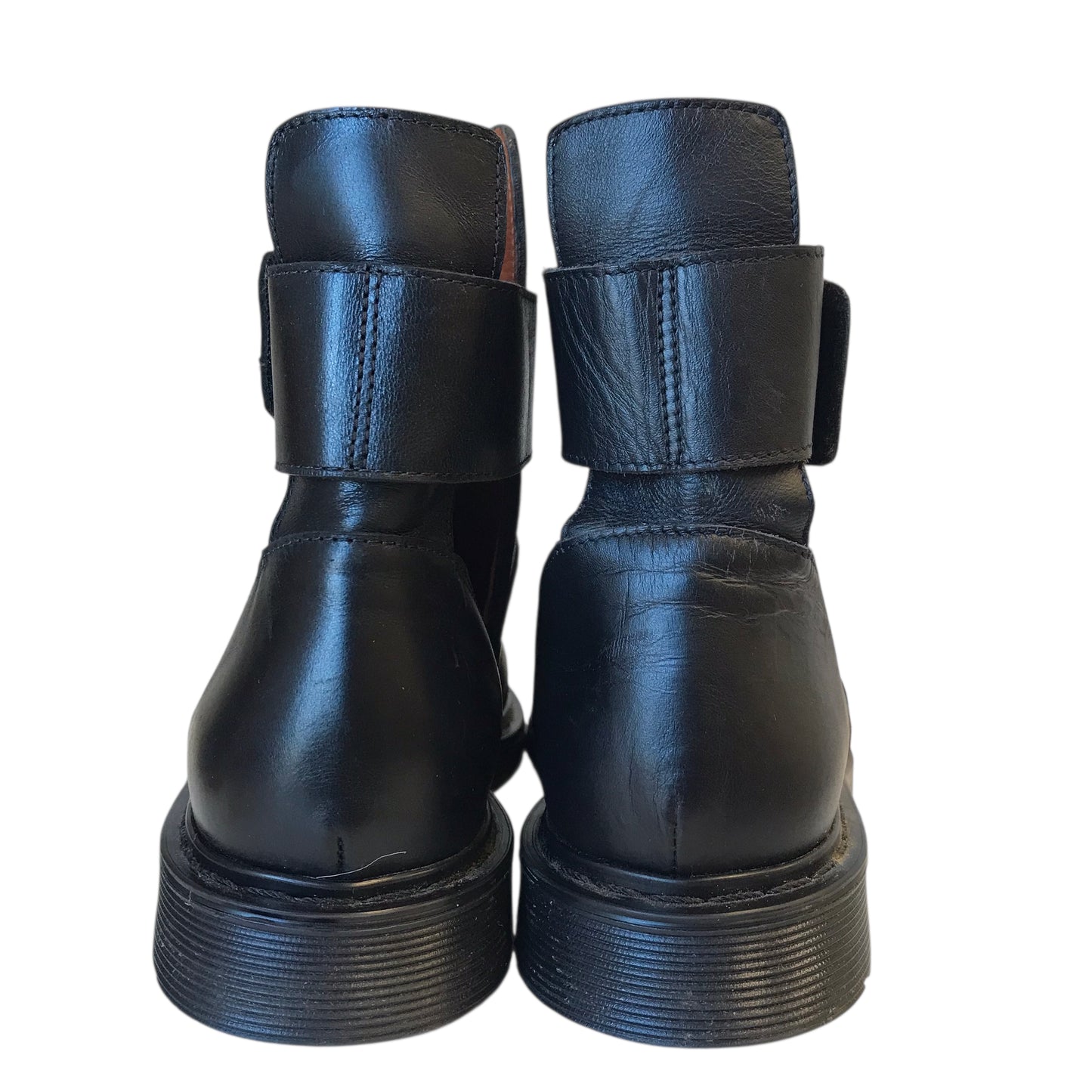 Boots Ankle Flats By Whyred In Black, Size:7.5