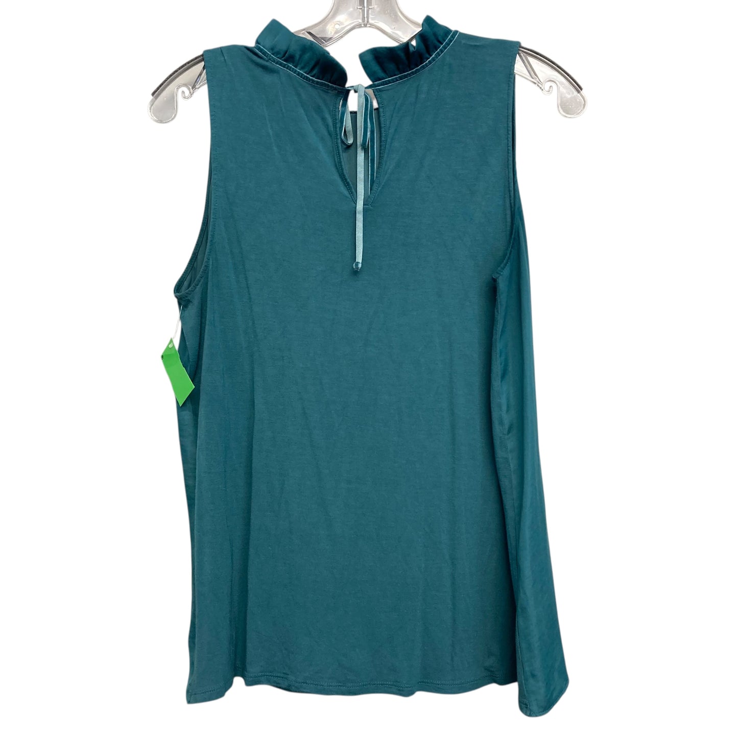 Top Sleeveless By Loft In Green, Size:M