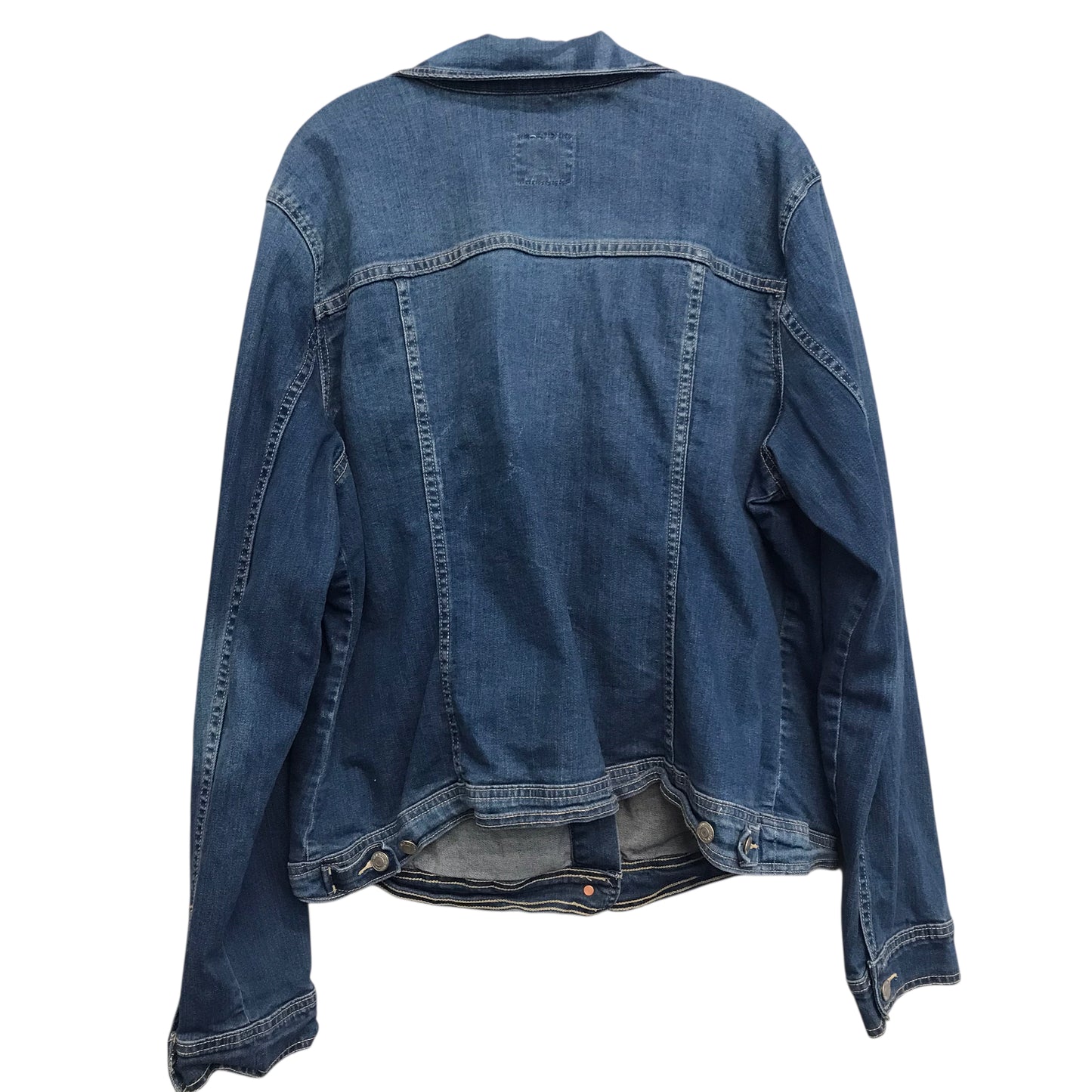 Jacket Denim By Old Navy In Blue Denim, Size:1X