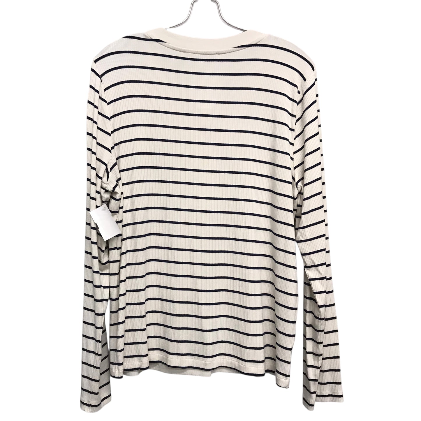 Top Ls By Loft In Striped Pattern, Size:1X