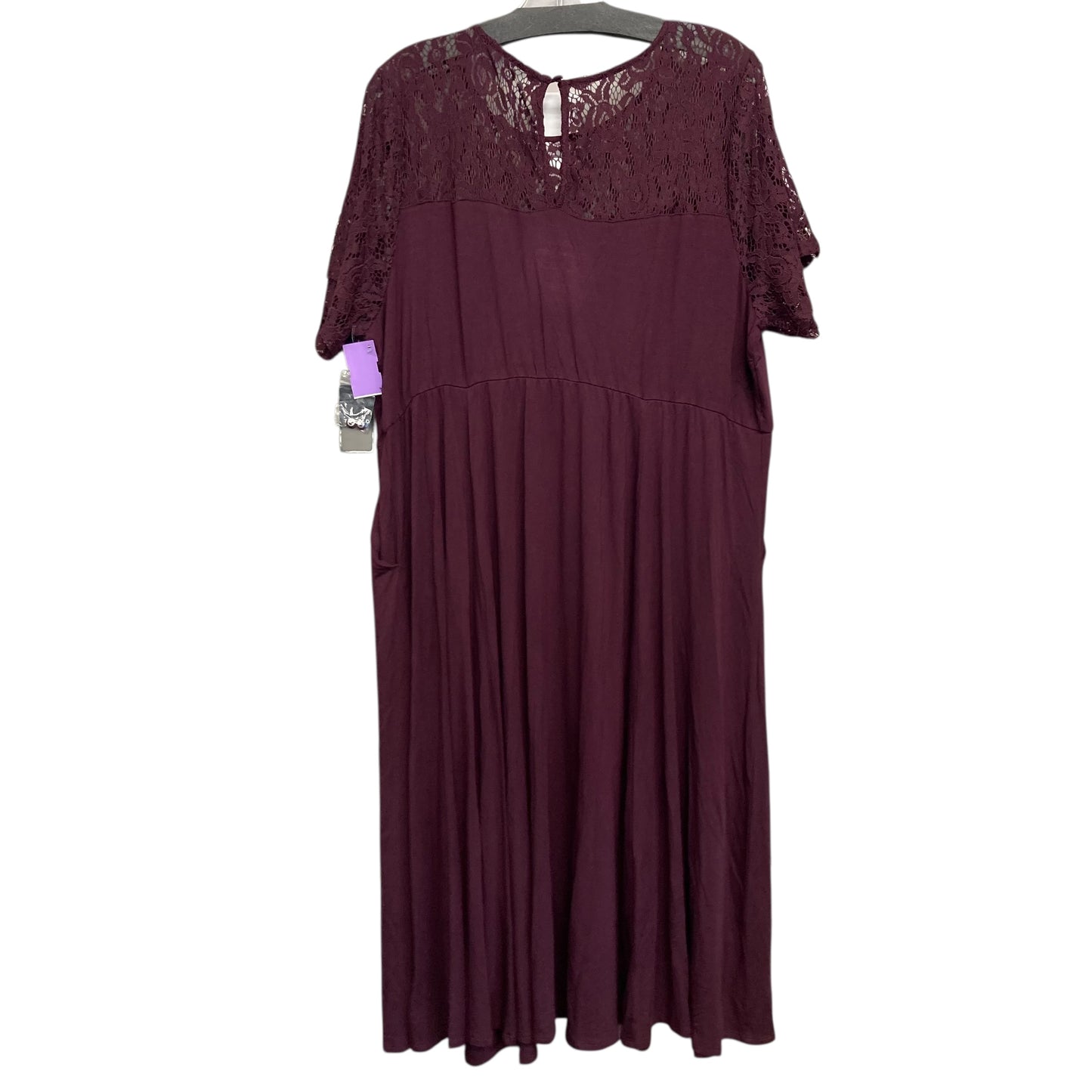 Dress Casual Short By Torrid In Maroon, Size:3X