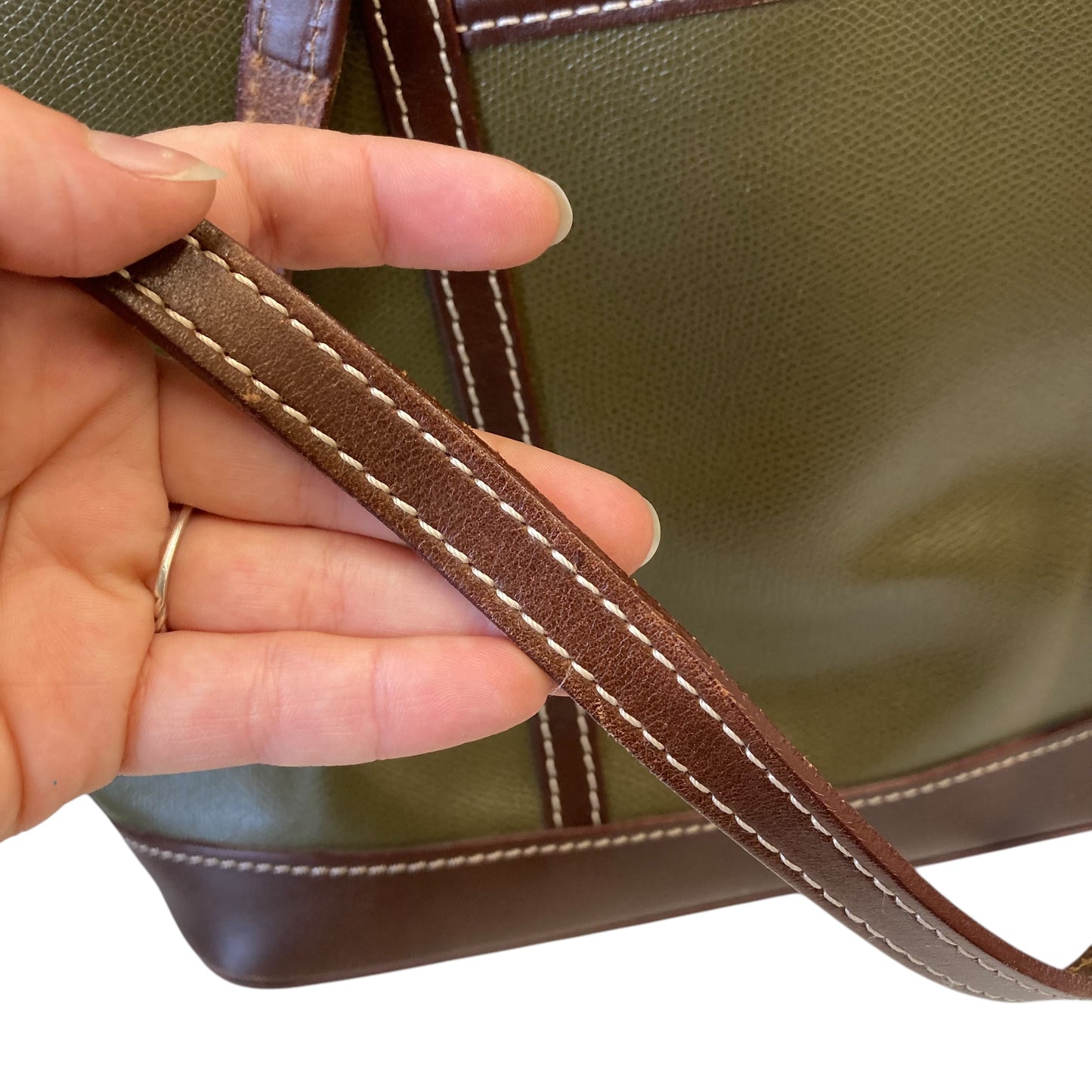 Handbag Designer By Dooney And Bourke In Green, Size:Large