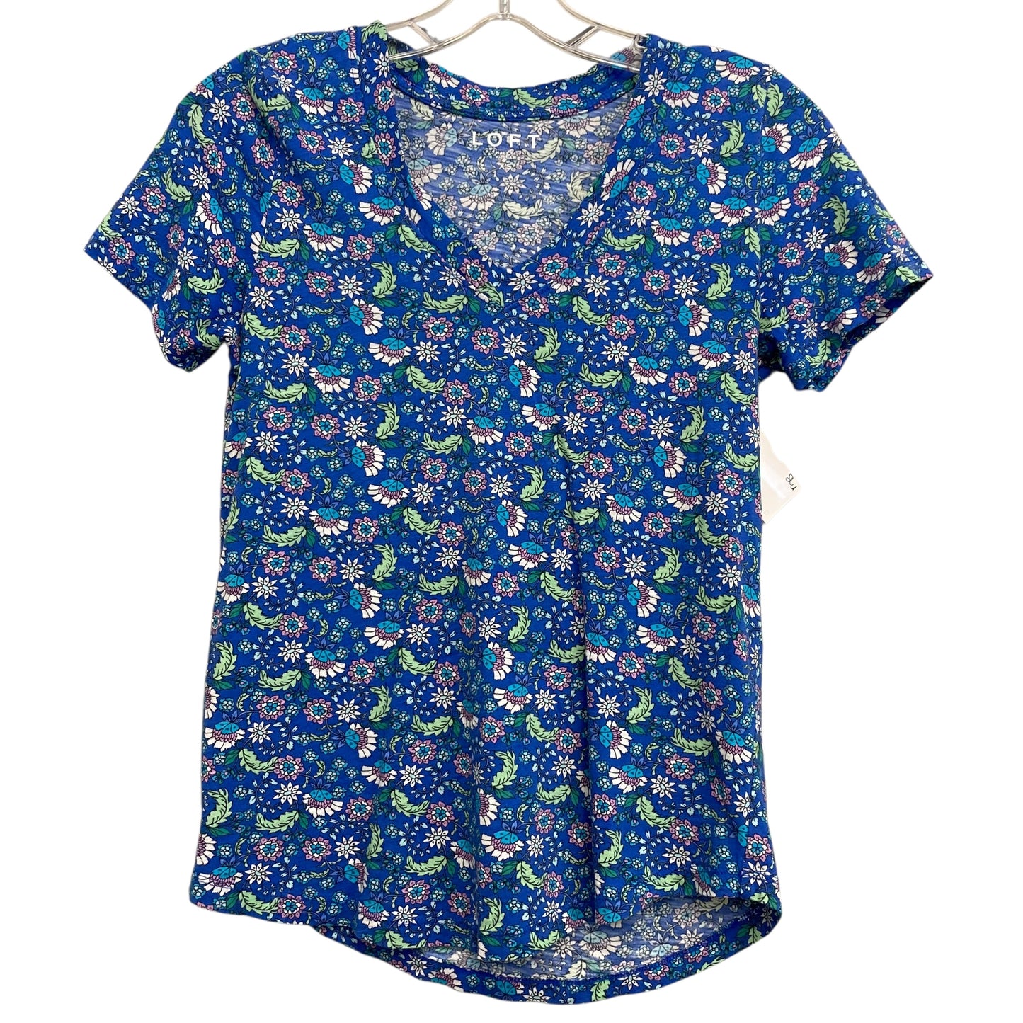 Top Ss By Loft In Blue, Size:Xs