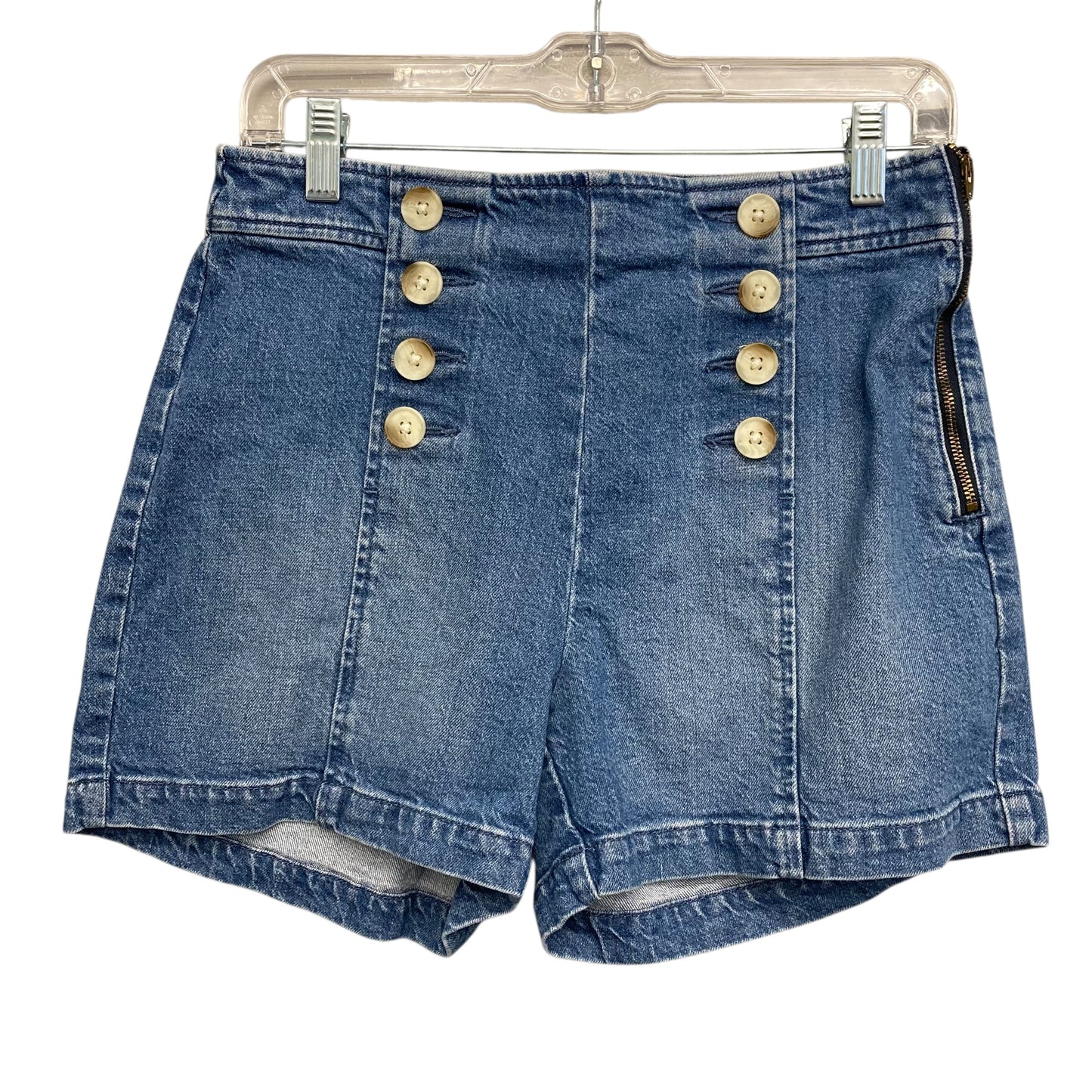 Shorts By Loft In Blue Denim, Size:4
