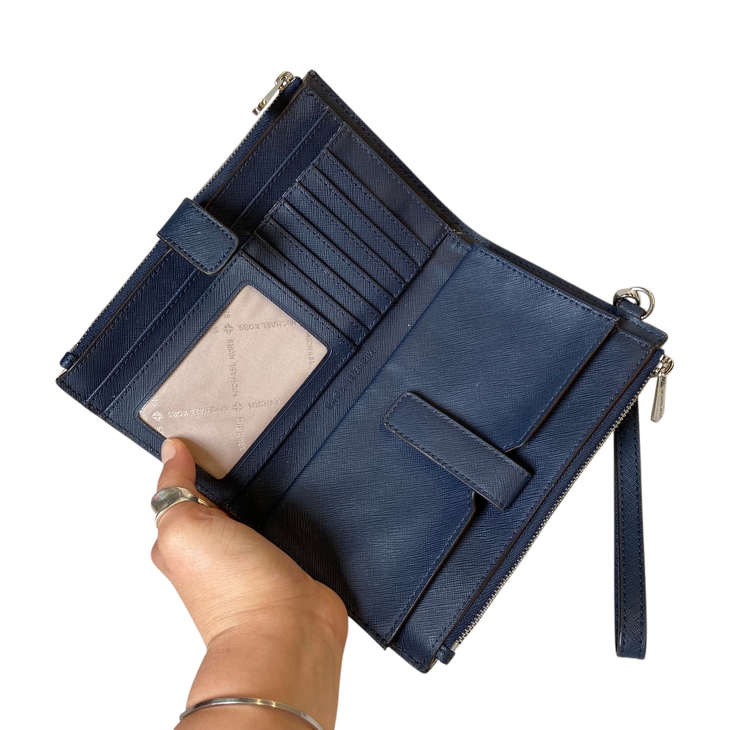 Wristlet Designer By Michael Kors In Blue, Size:Medium