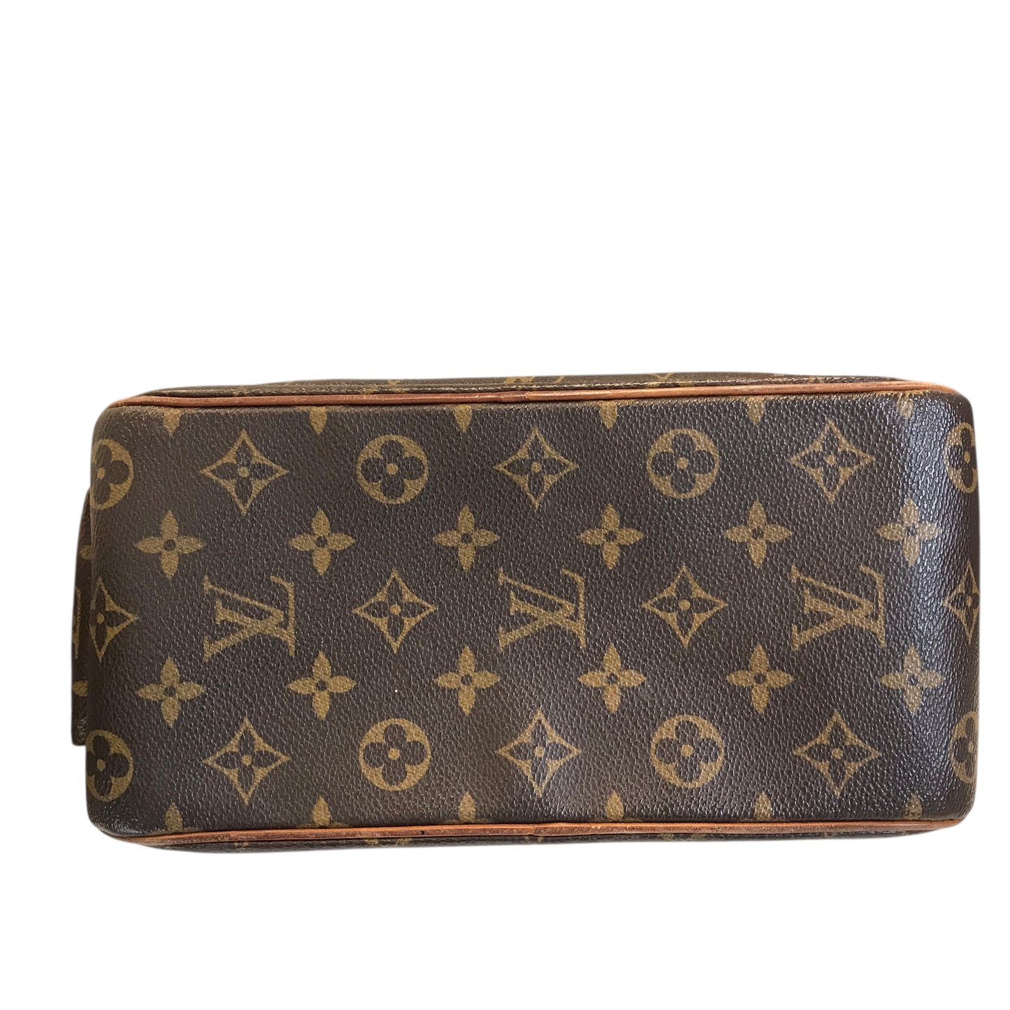 Handbag Luxury Designer By Louis Vuitton In Brown, Size:Medium