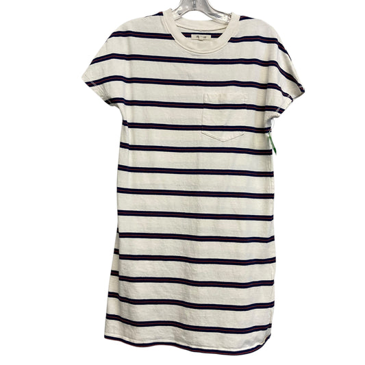 Dress Casual Short By Madewell In Blue & Cream, Size:Xxs