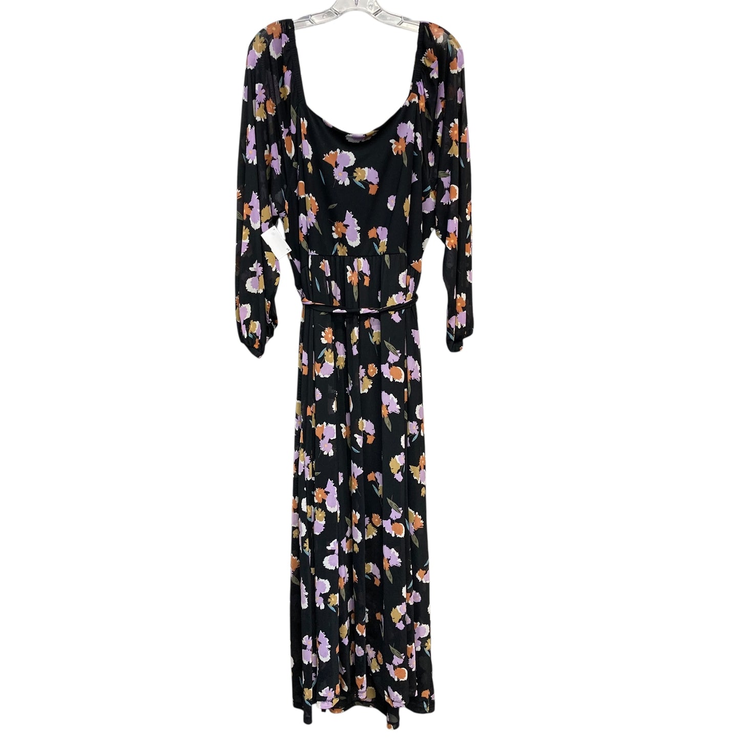Dress Casual Maxi By Ava & Viv In Floral Print, Size:2X