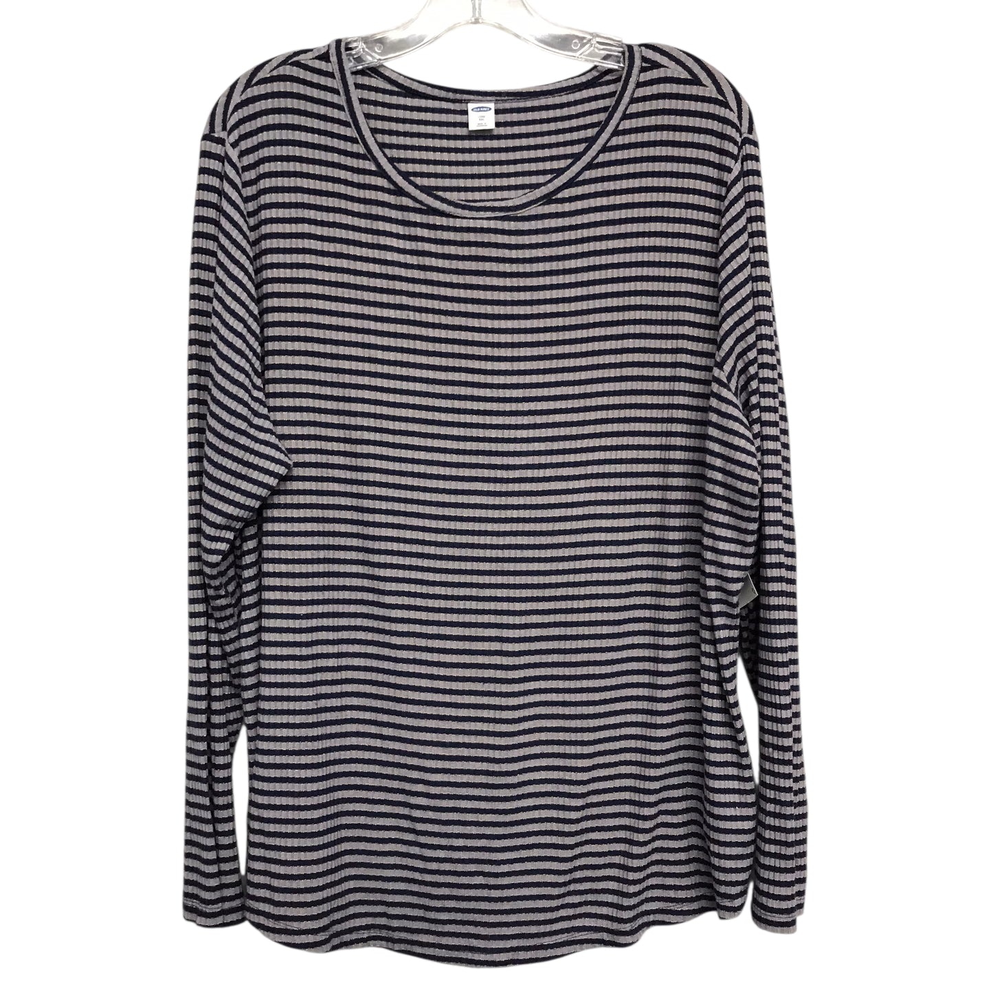 Top Ls By Old Navy In Striped Pattern, Size:1X