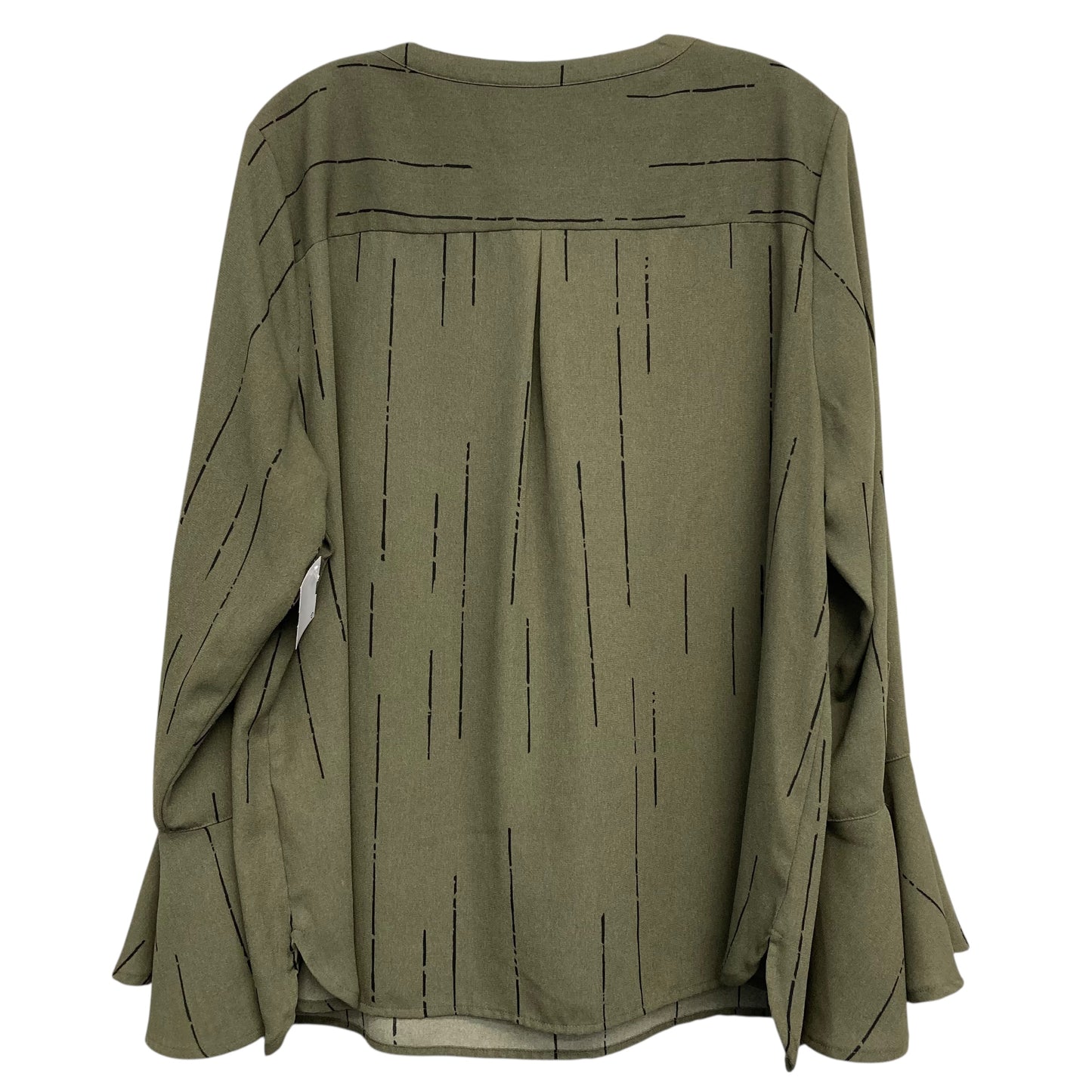 Top Ls By Apt 9 In Green, Size:1X